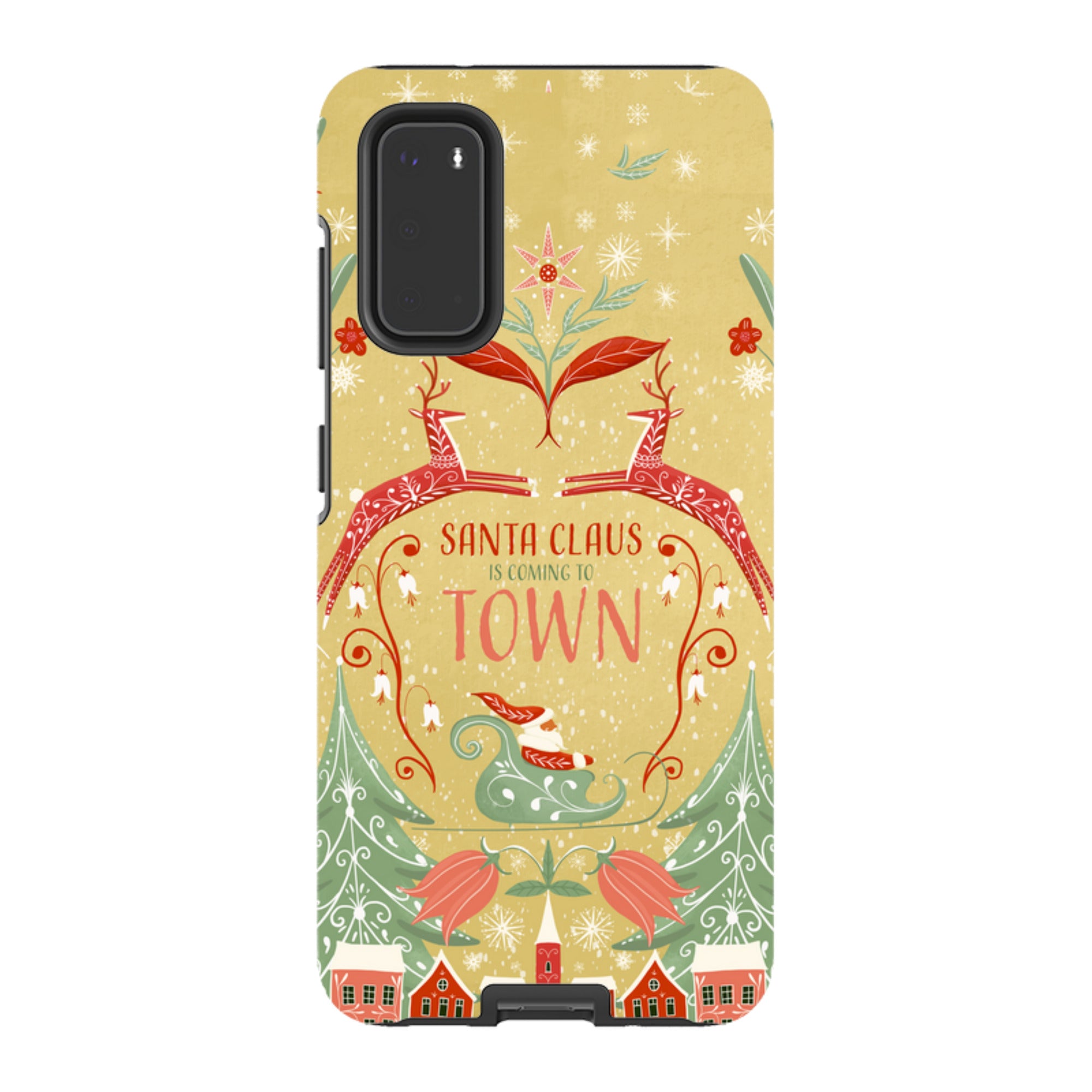 Samsung Tough Case - Santa Claus Is Coming To Town By Maja Lindberg