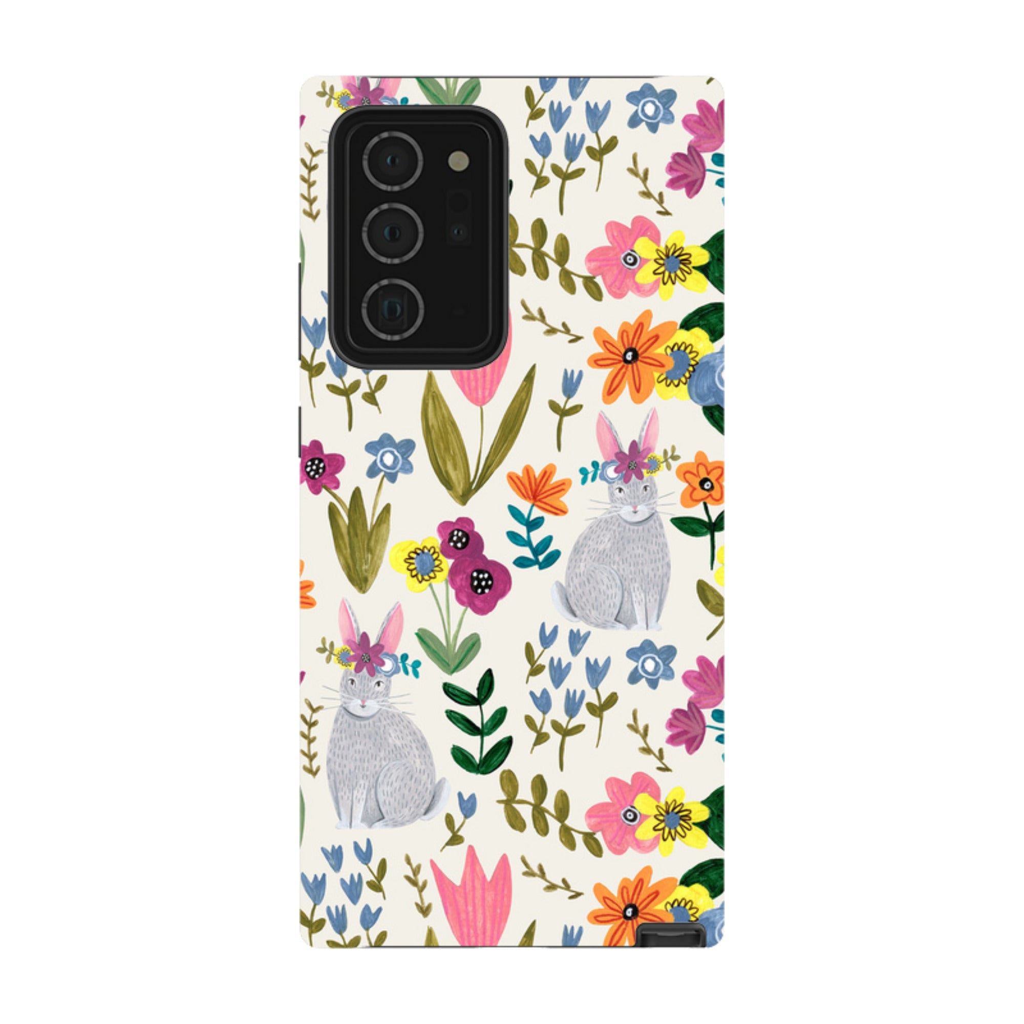 Samsung Tough Case - Rabbit Floral By Caroline Bonne Muller
