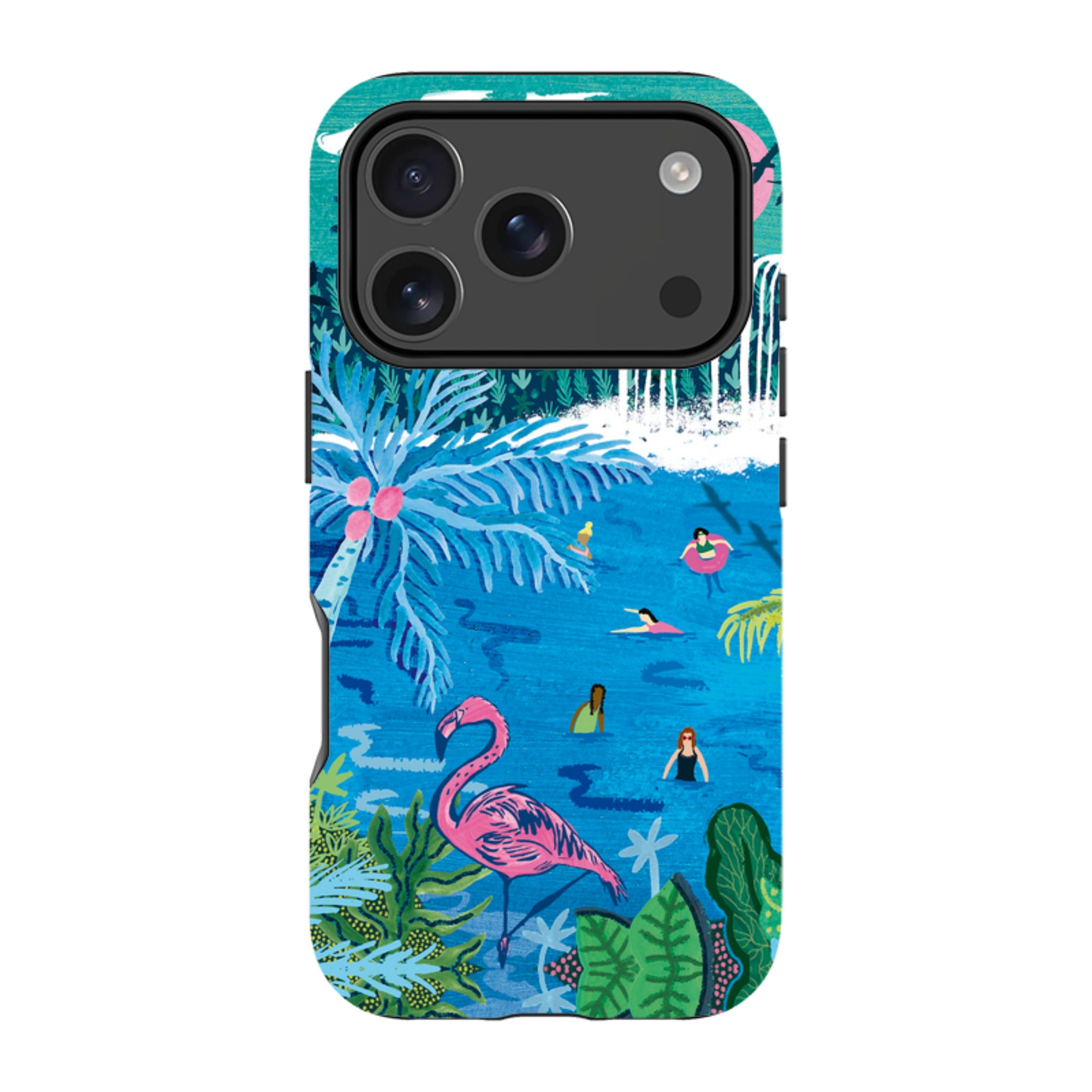 iPhone MagSafe Tough Case - Palm Pool By Emma Frances Grant