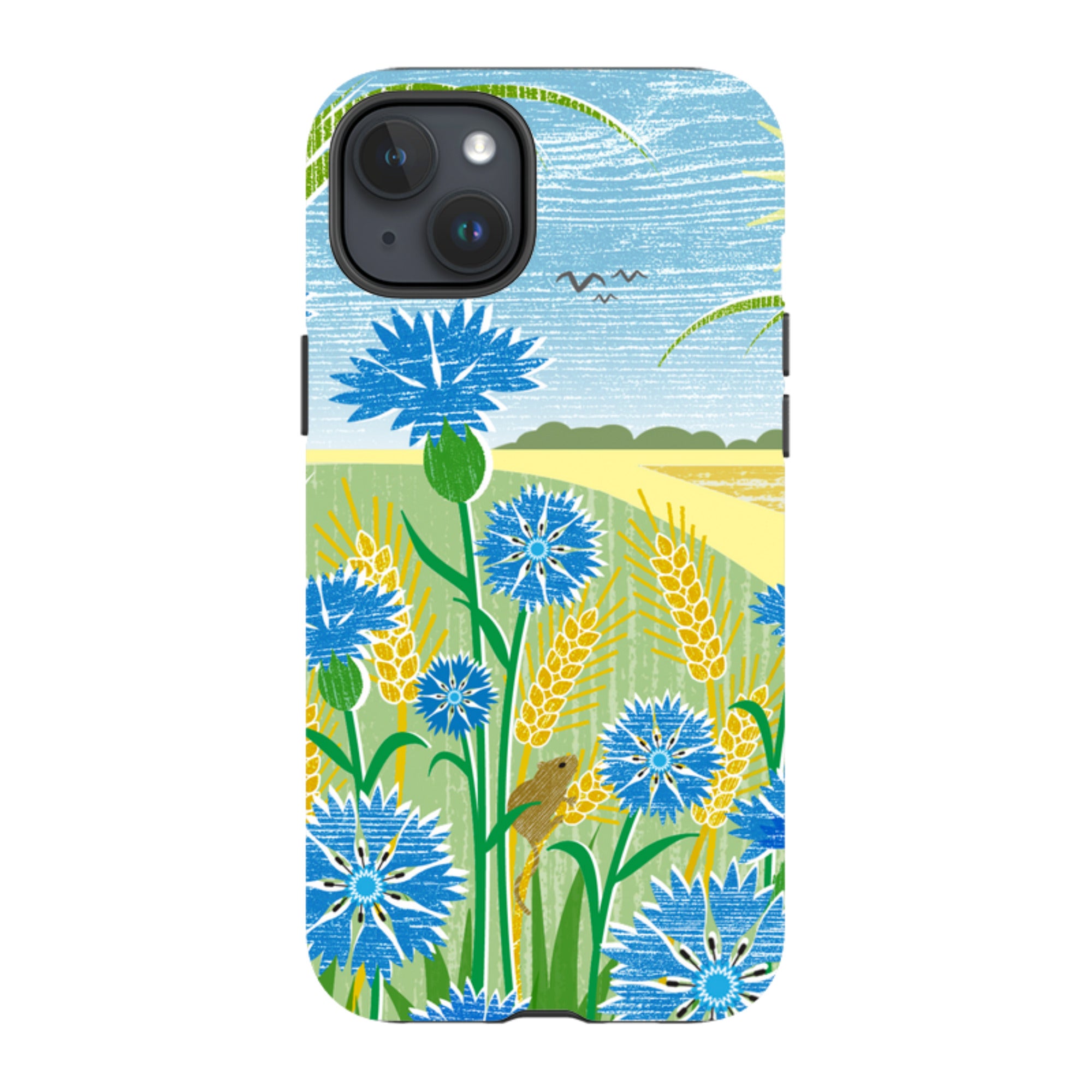 iPhone Tough Case - Cornflowers By Liane Payne