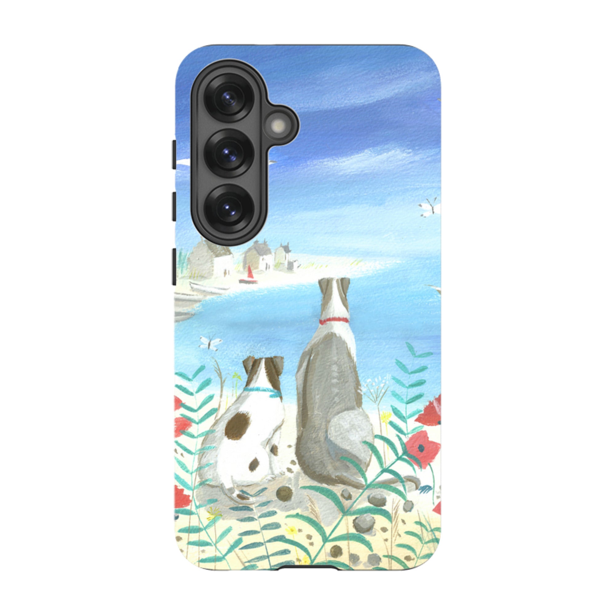 Samsung Tough Case - Beach Dogs By Mary Stubberfield
