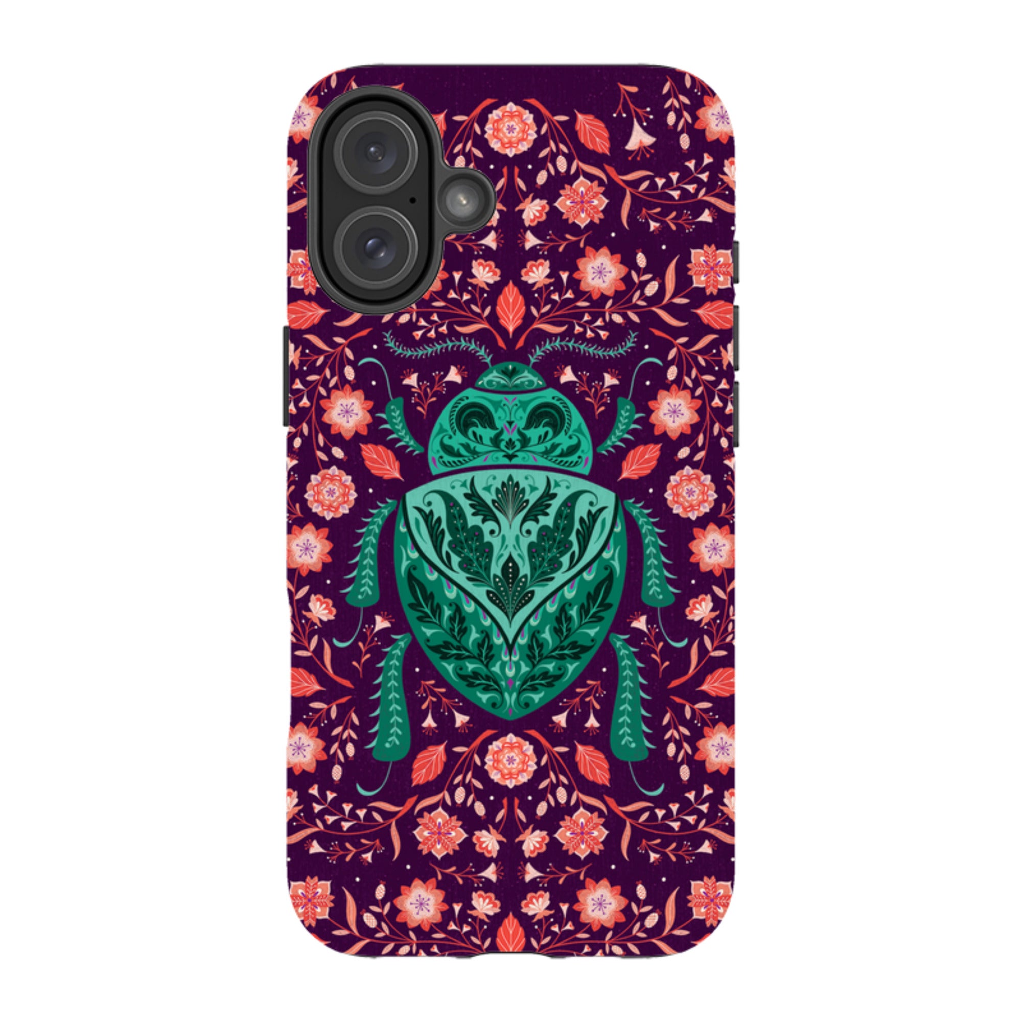 iPhone MagSafe Tough Case -  Beetle By Jenny Zemanek