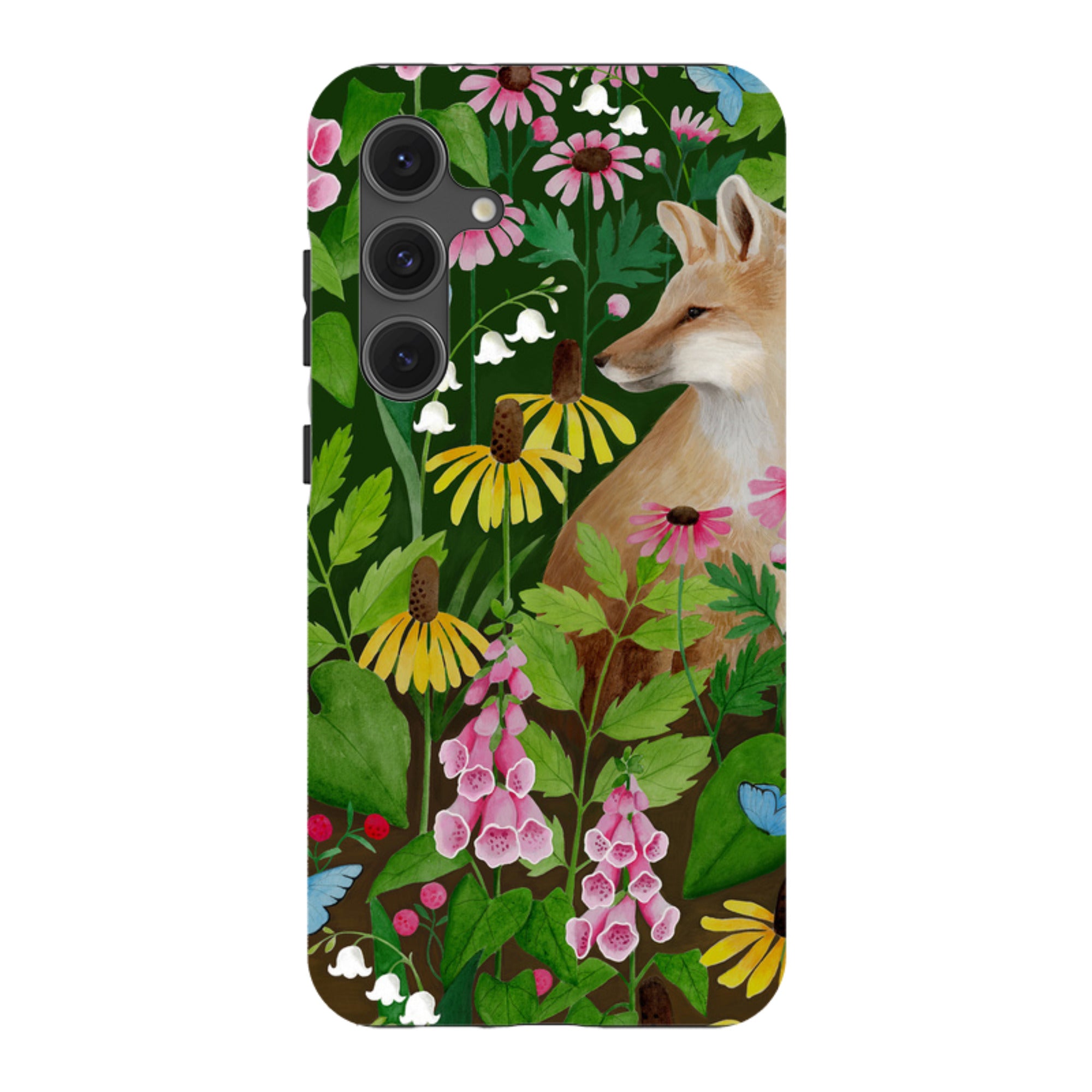 Samsung Tough Case - Fox And Foxgloves By Bex Parkin