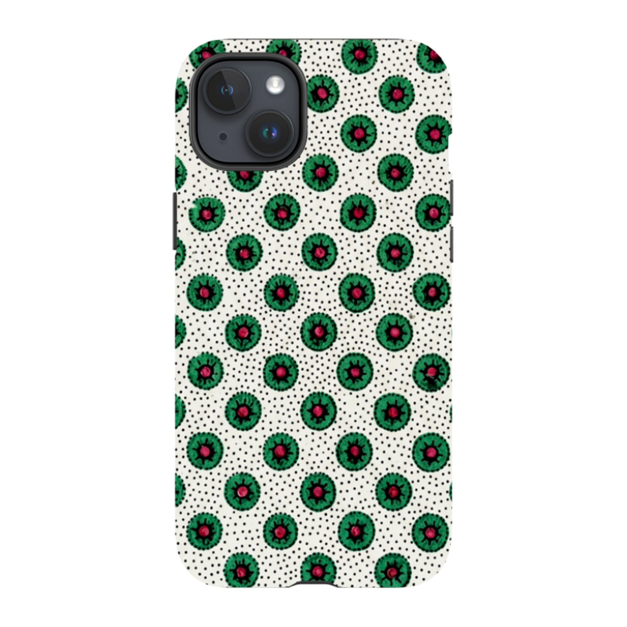 iPhone Tough Case - Green Medallion