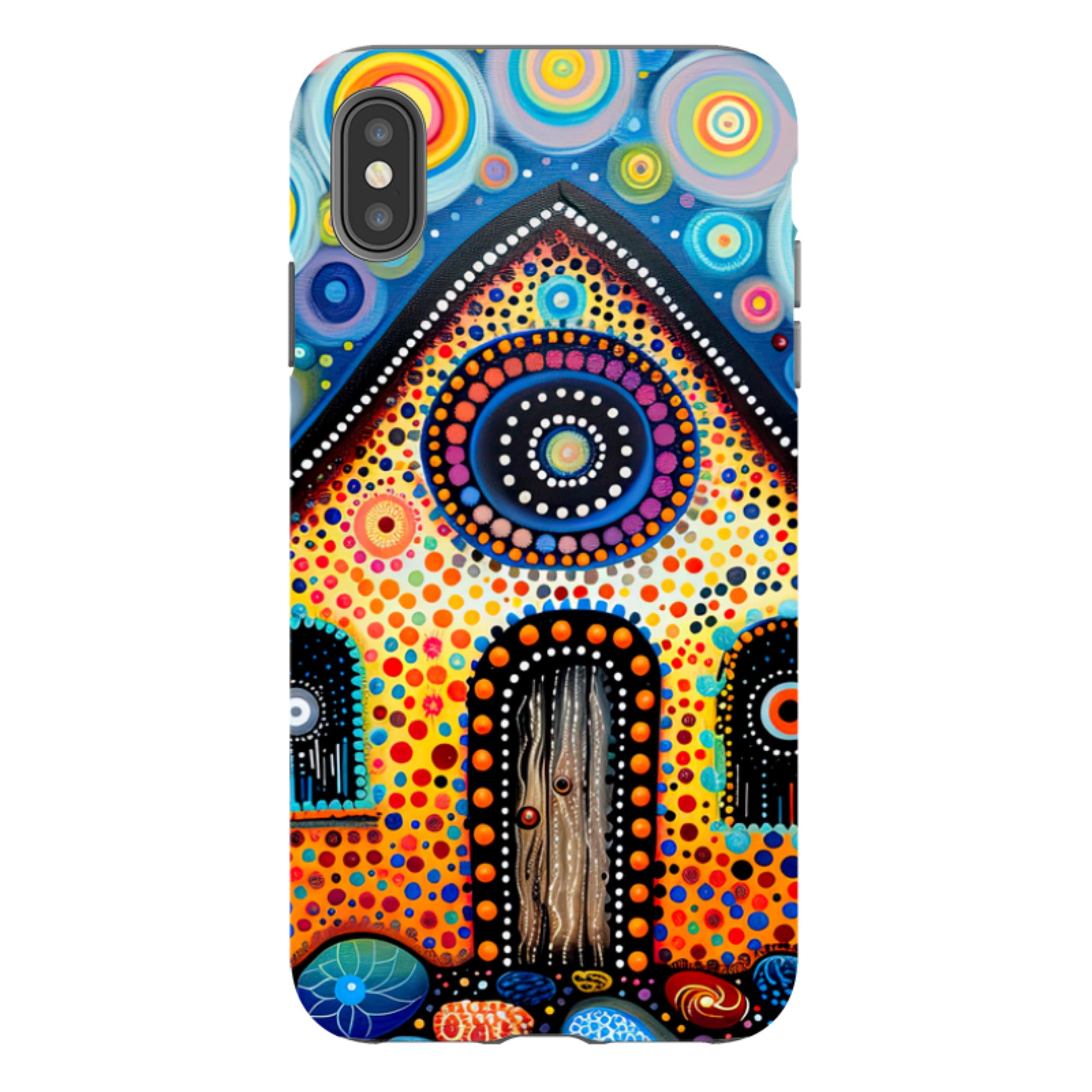 iPhone Case - Folk Art House III