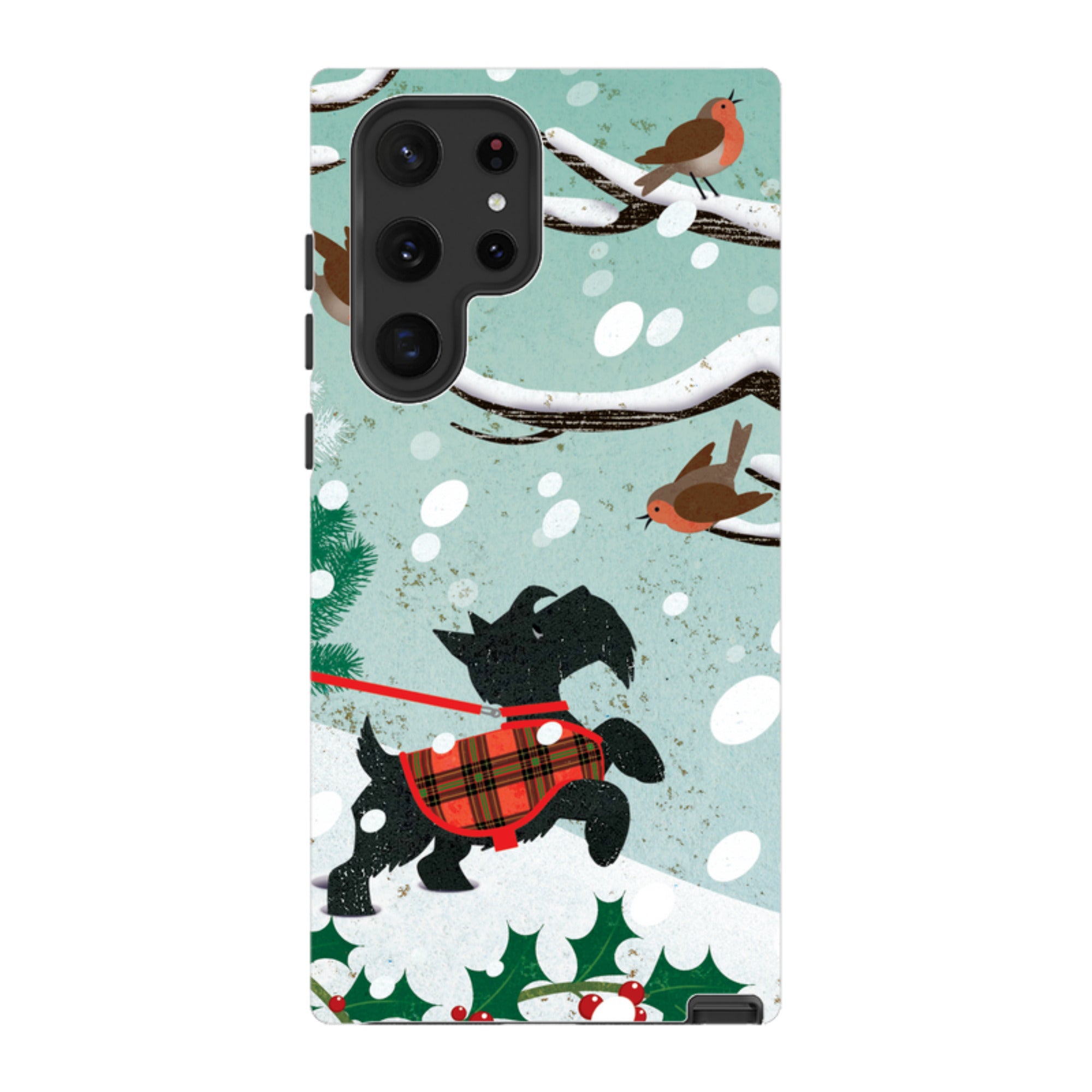 Samsung Tough Case - Scottie in Snow By Liane Payne