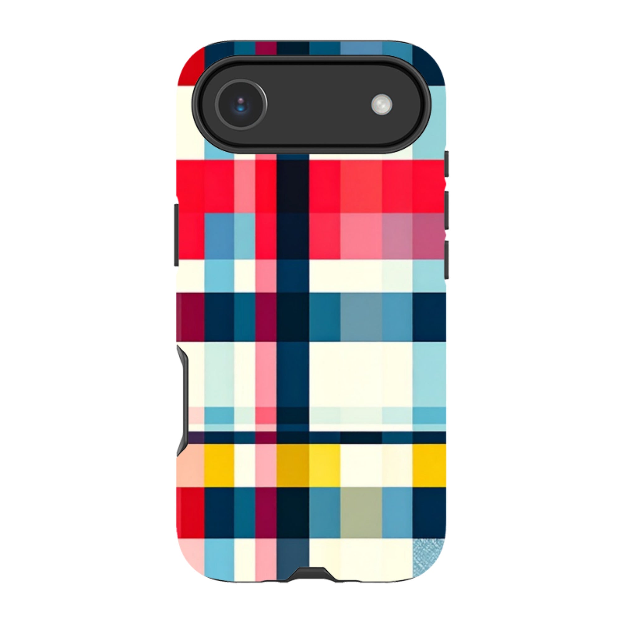 iPhone MagSafe Tough Case - Cancun Gingham