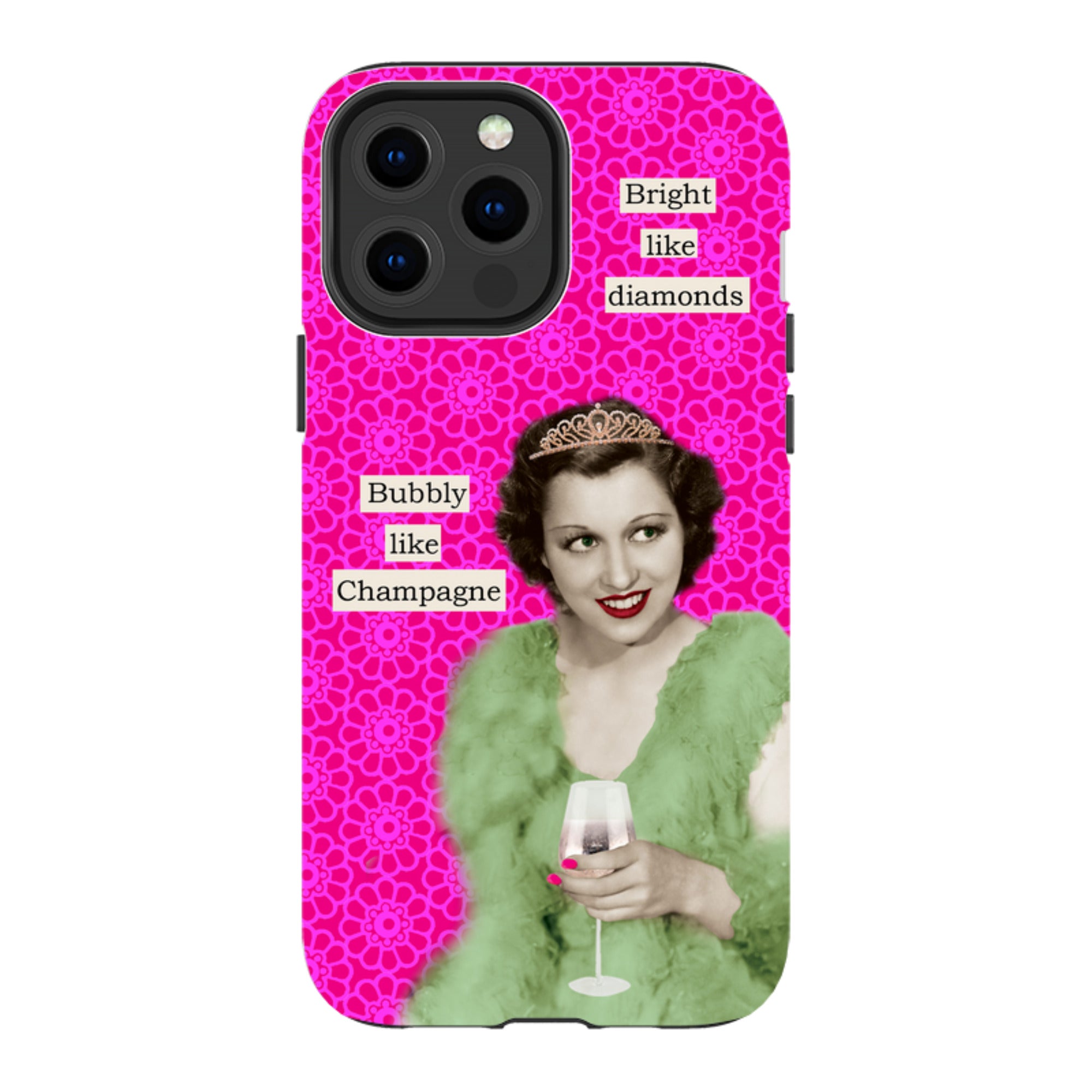 iPhone Tough Case - Bright Like Diamonds By Clare Jordan