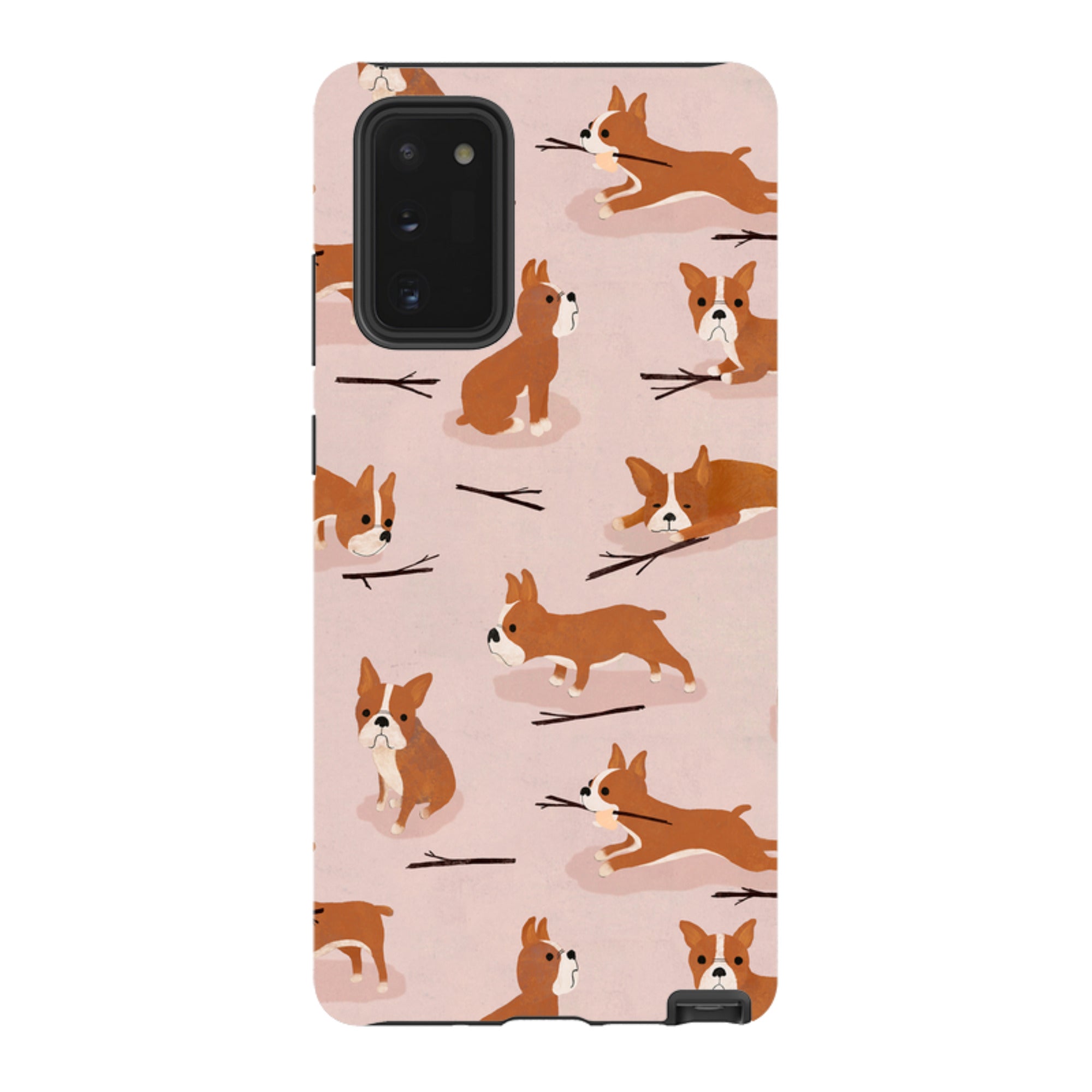 Samsung Tough Case - Boston Terrier By Katherine Quinn