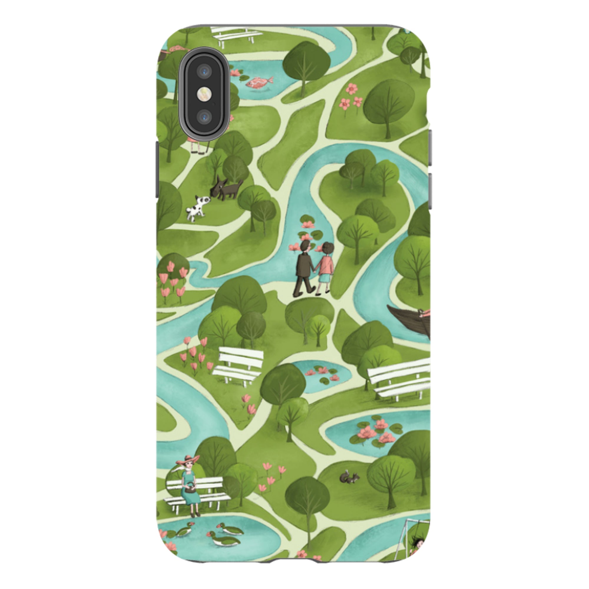 iPhone Tough Case - In the Park By Maja Lindberg