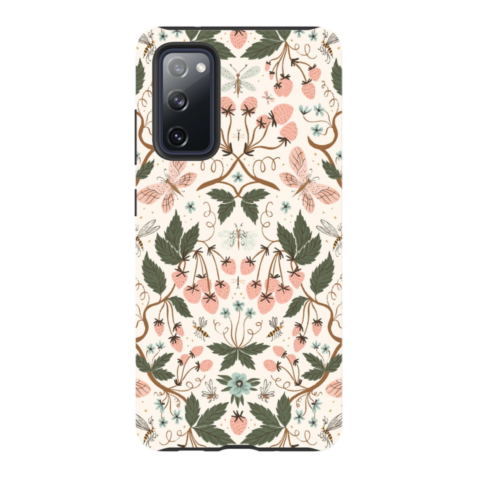 Samsung Tough Case - Bugs And Berries Pattern By Meghann Rader