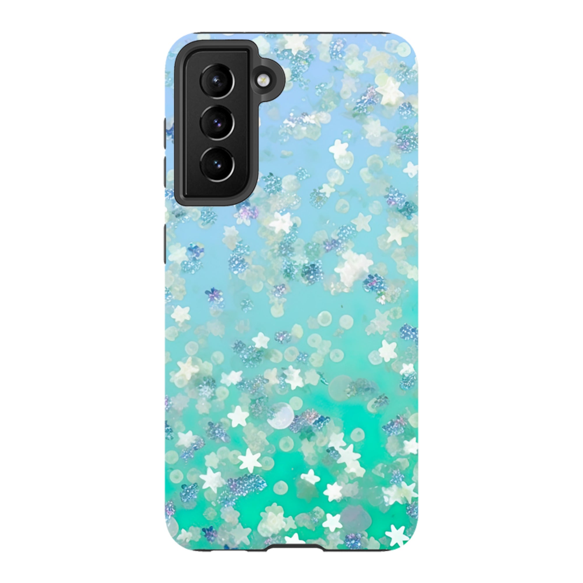 Samsung Tough Case - Green Stars