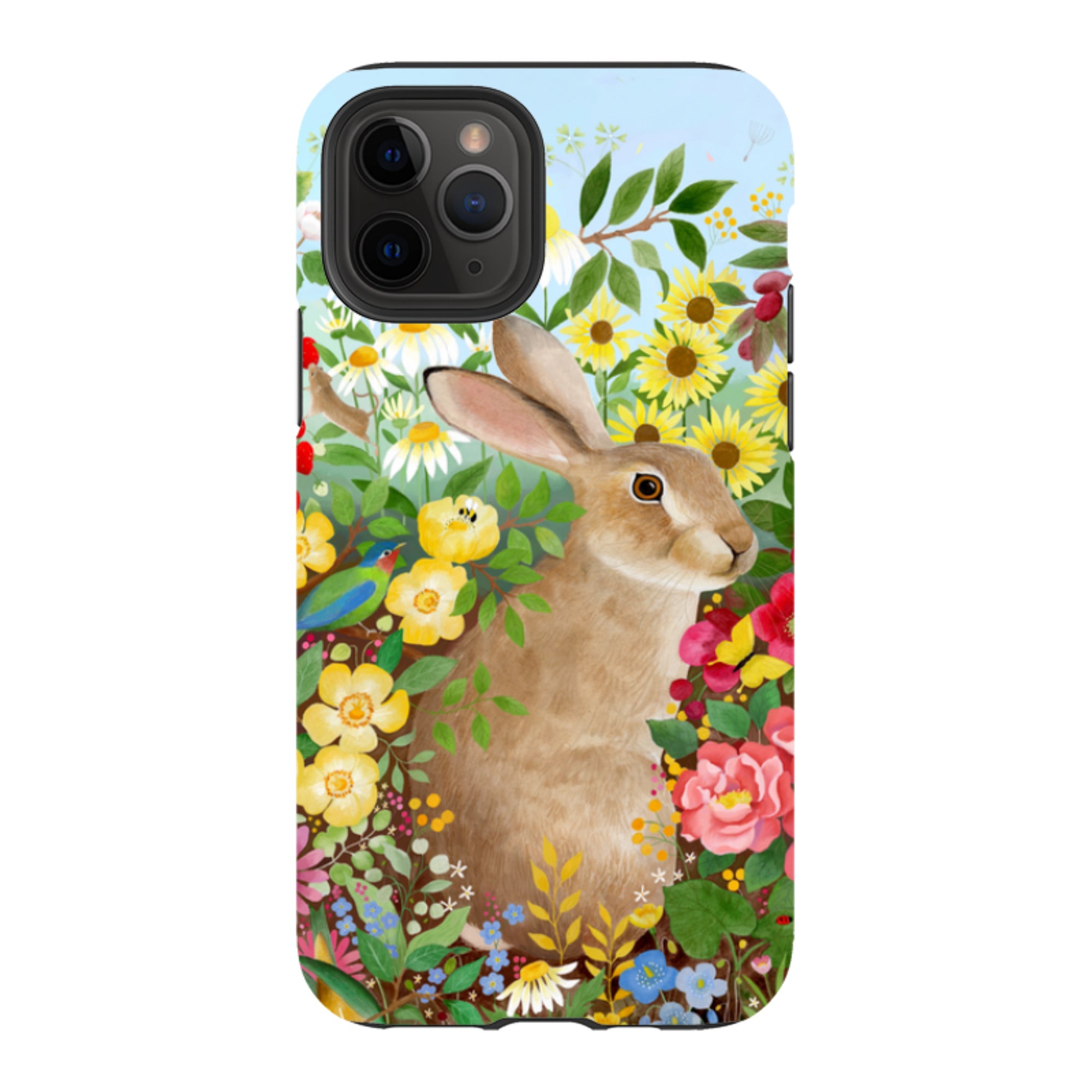 iPhone Tough Case - Rabbit Garden By Bex Parkin