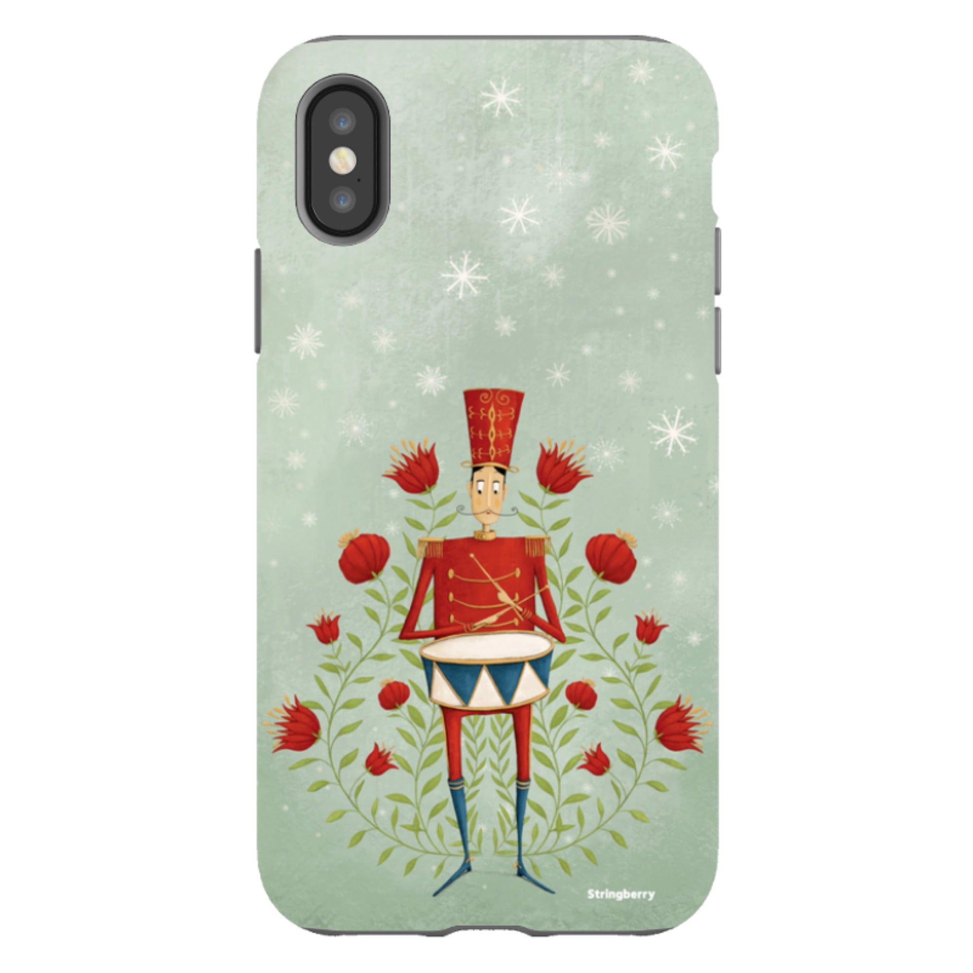 iPhone Tough Case - Drummer Aqua By Maja Lindberg