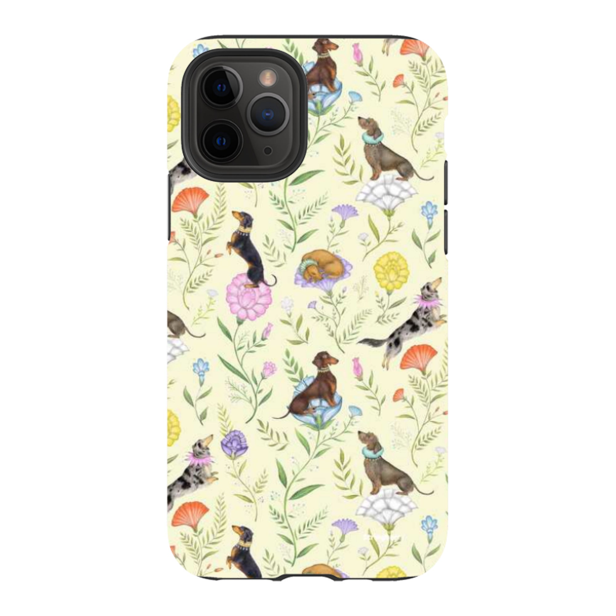 iPhone Tough Case - Doxy Day Afternoon Buttercream By Catherine Rowe