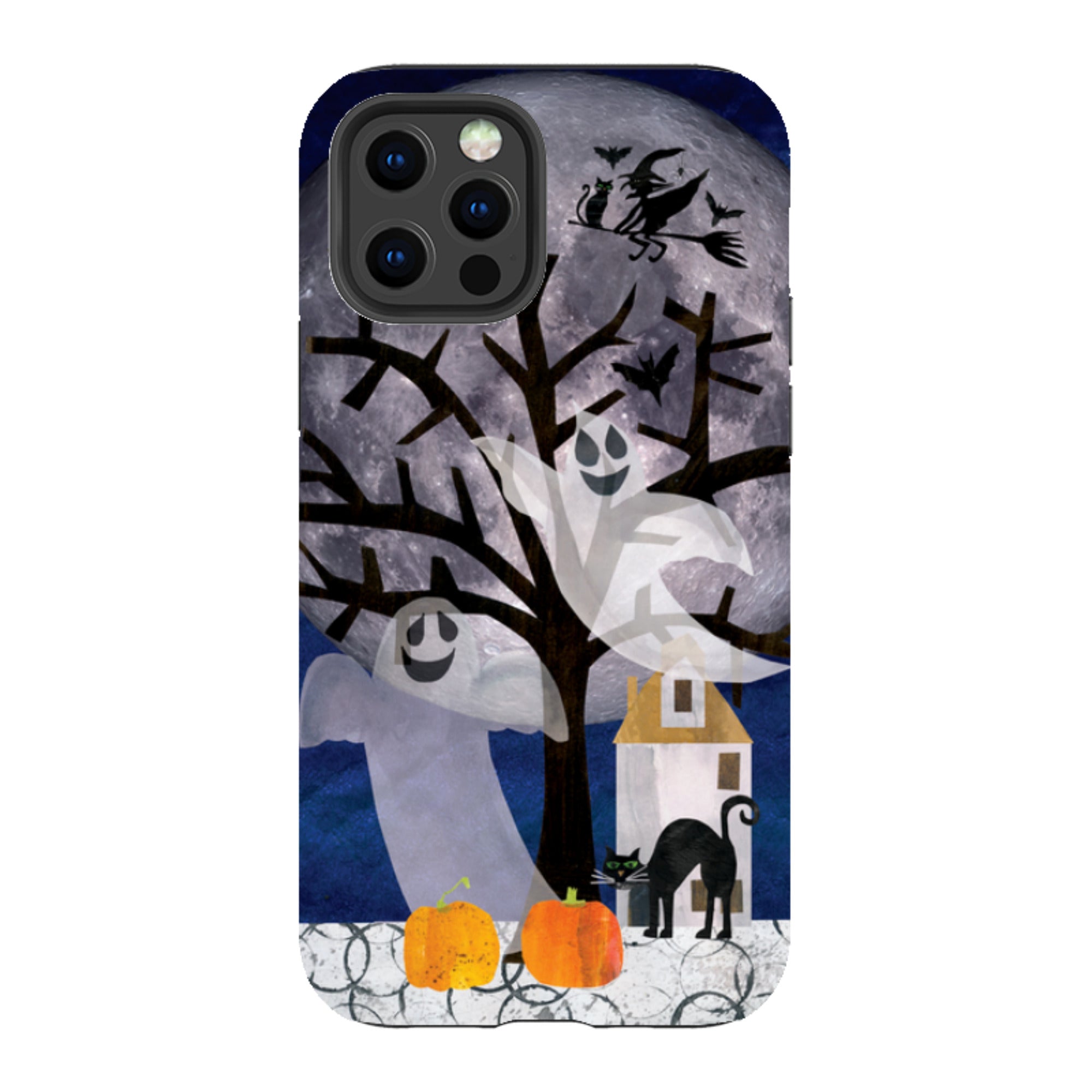 iPhone Tough Case - Halloween Moon By Tracey English