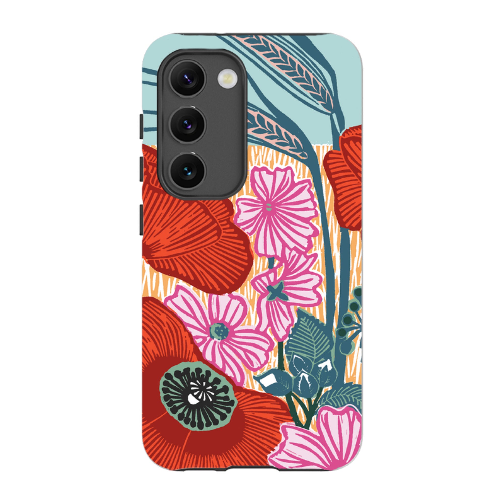 Samsung Tough Case - Wild Poppies By Kate Heiss
