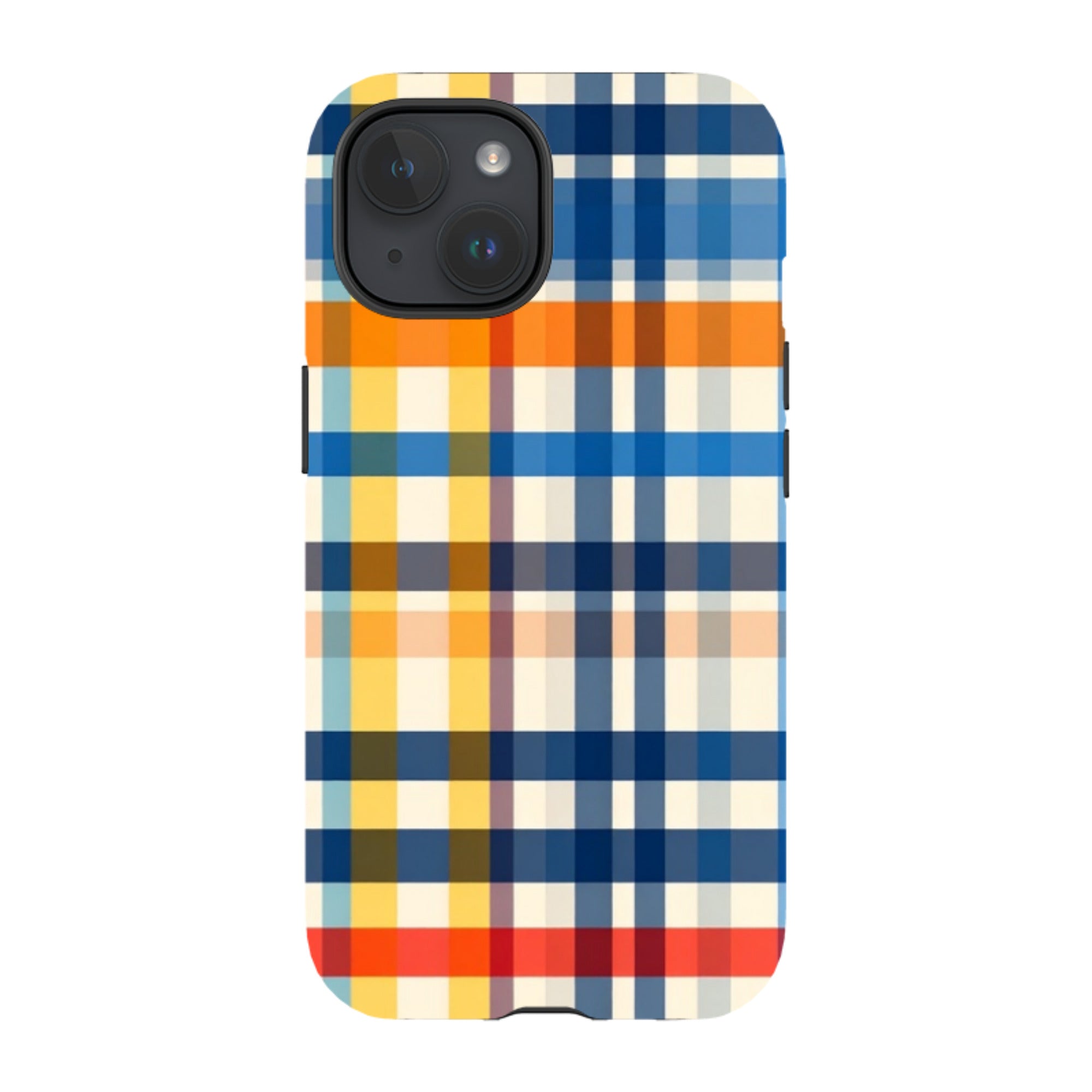 iPhone Tough Case - Barcelona Gingham