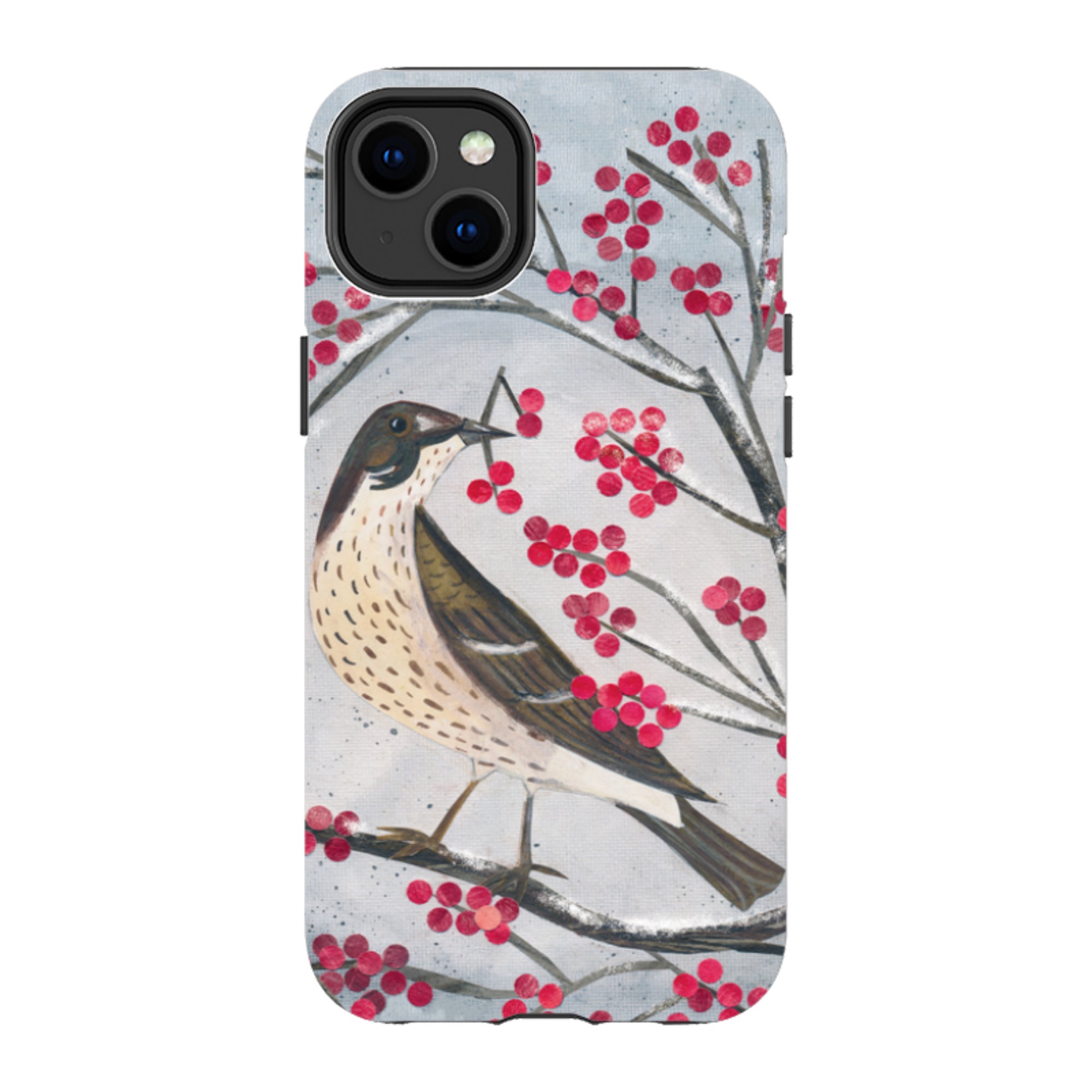iPhone Tough Case - Mistle Thrush By Tracey English