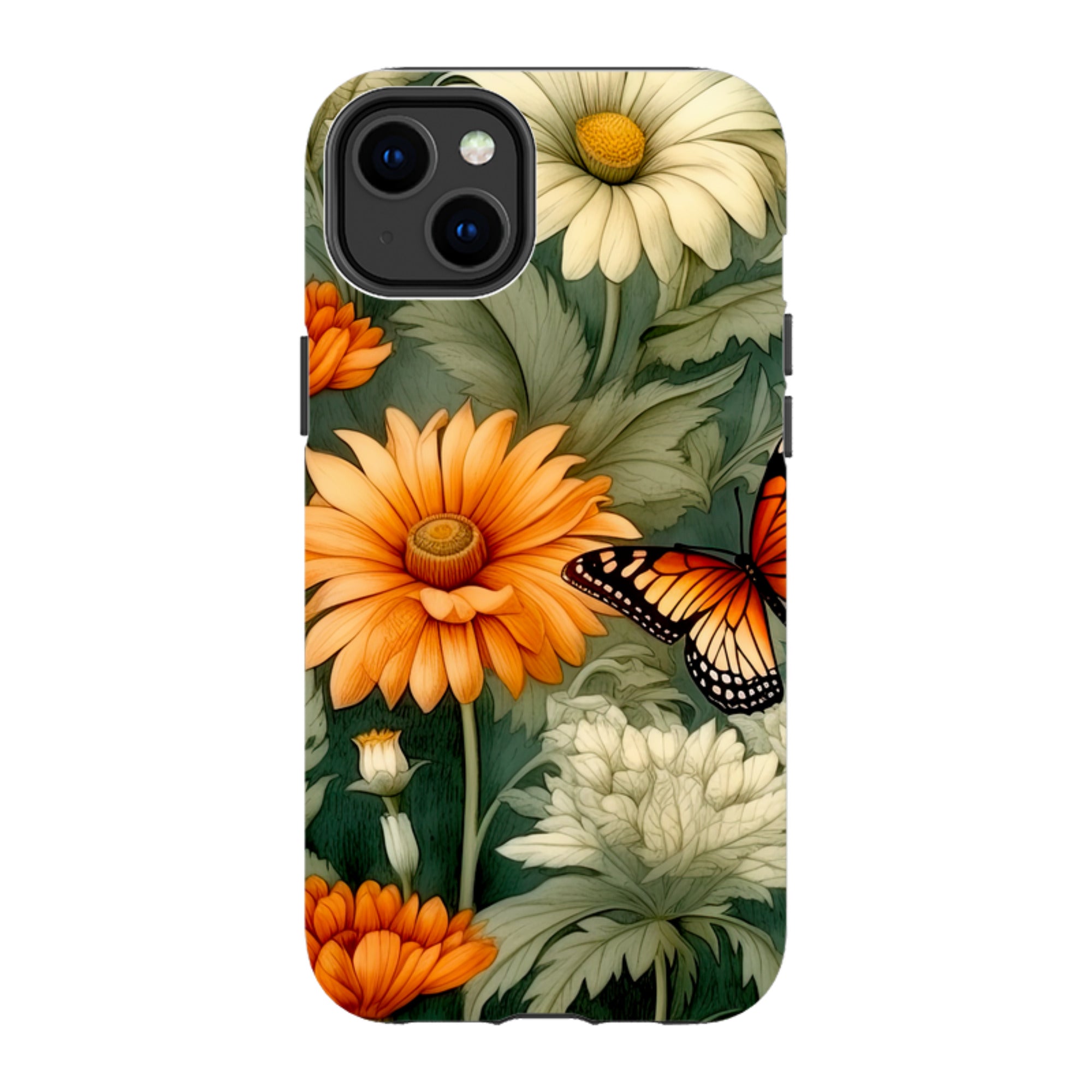 iPhone MagSafe Tough Case - Butterfly Daisies IV