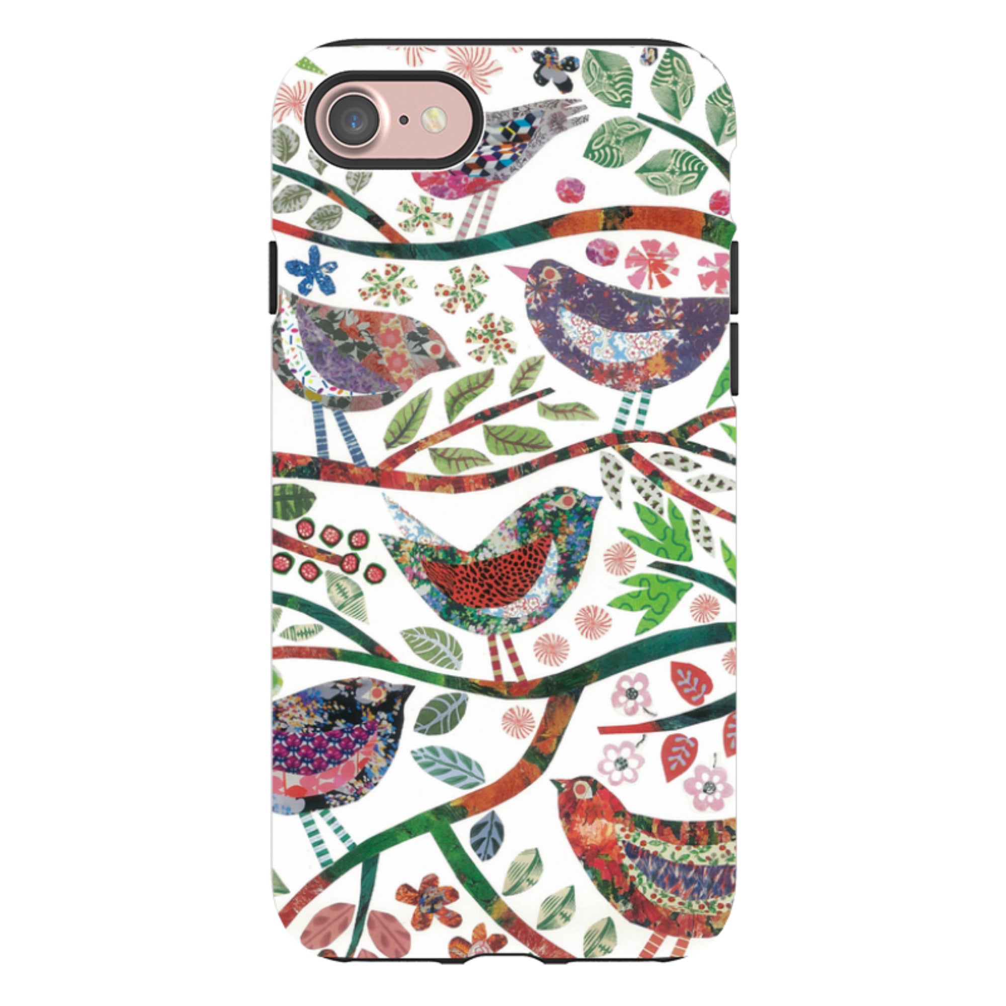 iPhone Tough Case - Vintage Birds By Jane Robbins