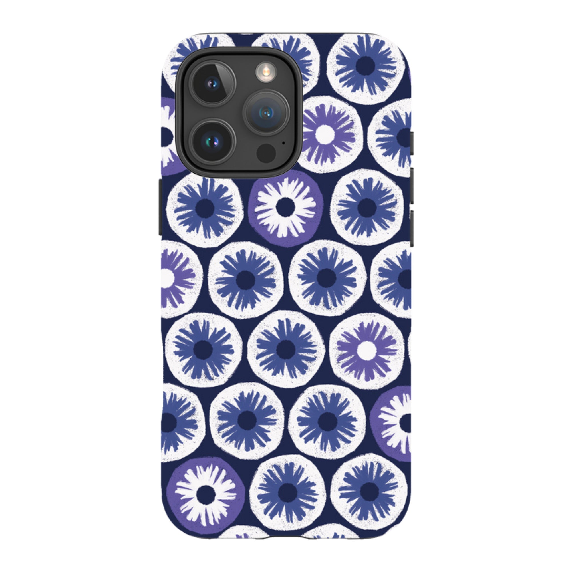 iPhone MagSafe Tough Case -  Penny Flowers Blue By Ali Brookes
