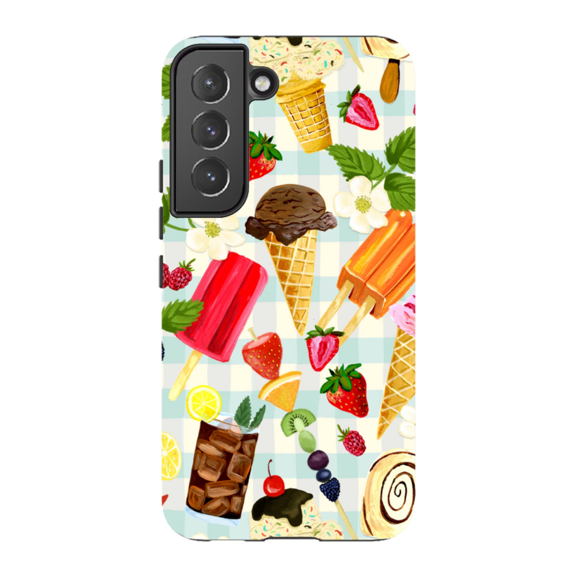 Samsung Tough Case - Ice Floral By Abby Jacobs