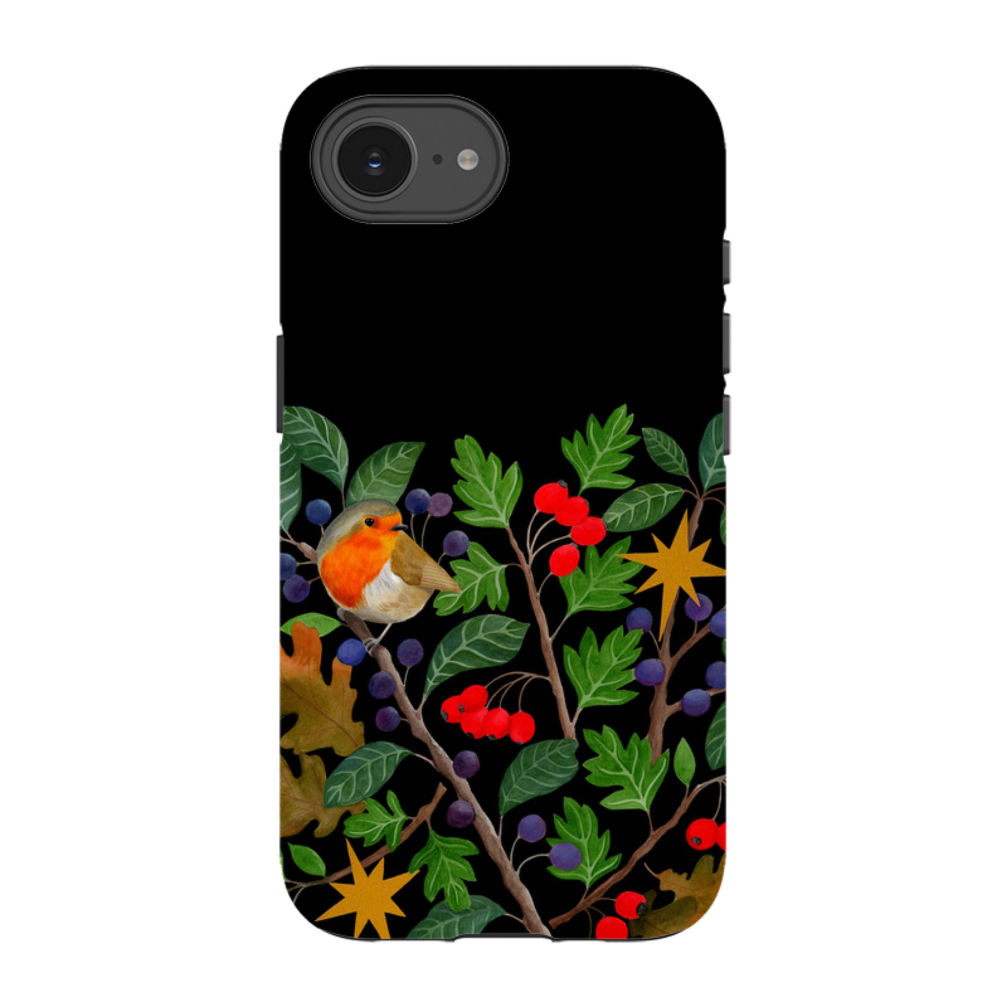 iPhone Tough Case - Sloe Robin By Bex Parkin