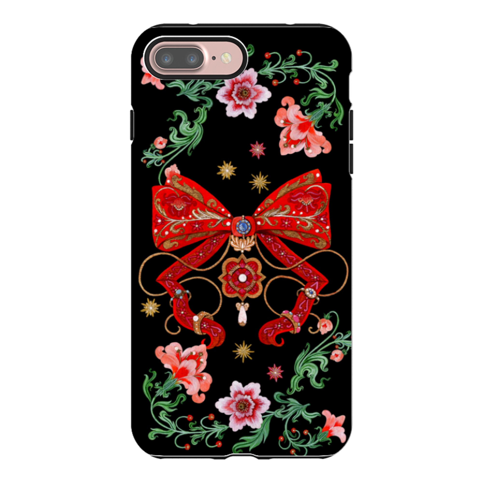 iPhone Tough  Case - Five Gold Ring By Maria Matos