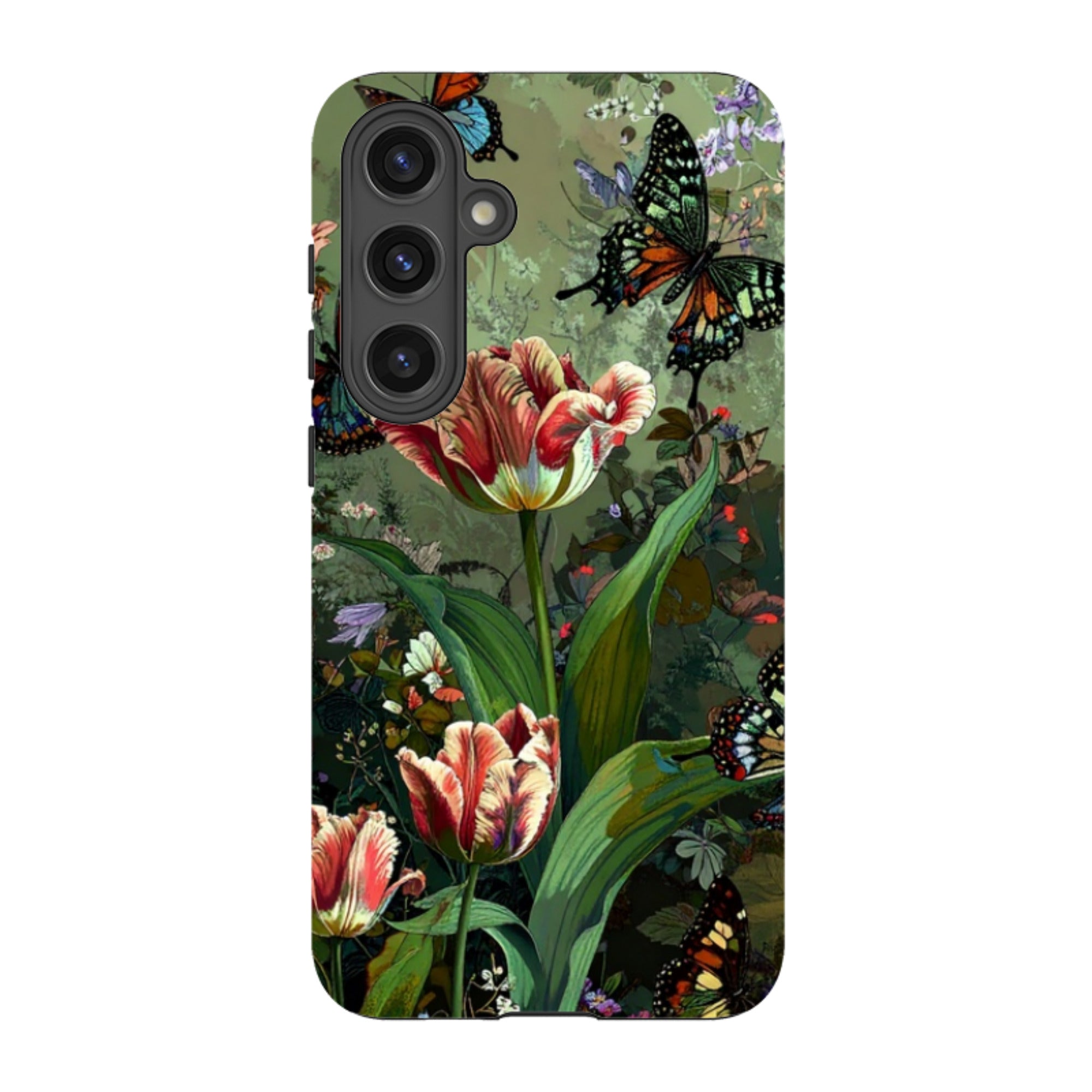Samsung Tough Case - Green Vyne Butterflies