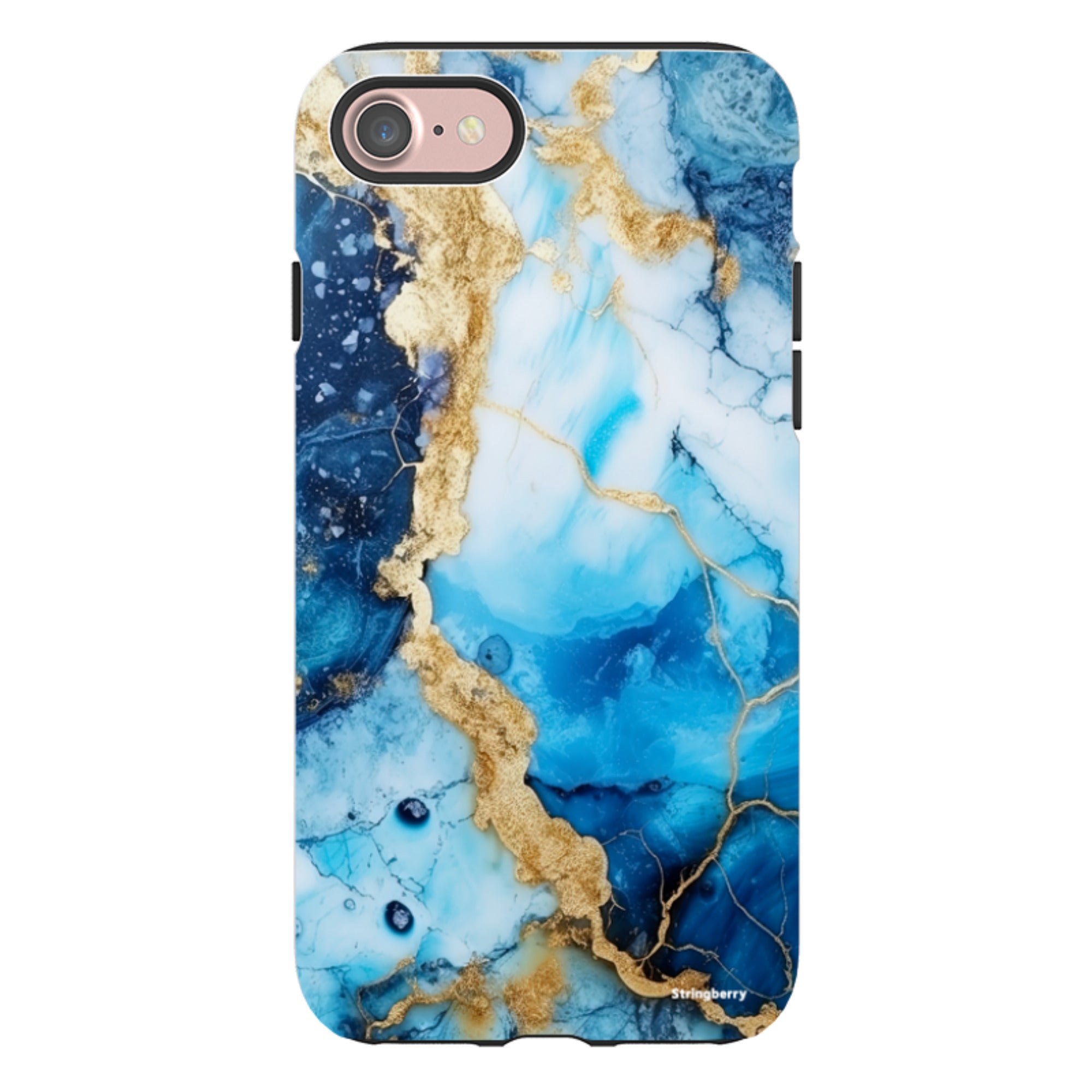 iPhone Tough Case - Blue Marbs