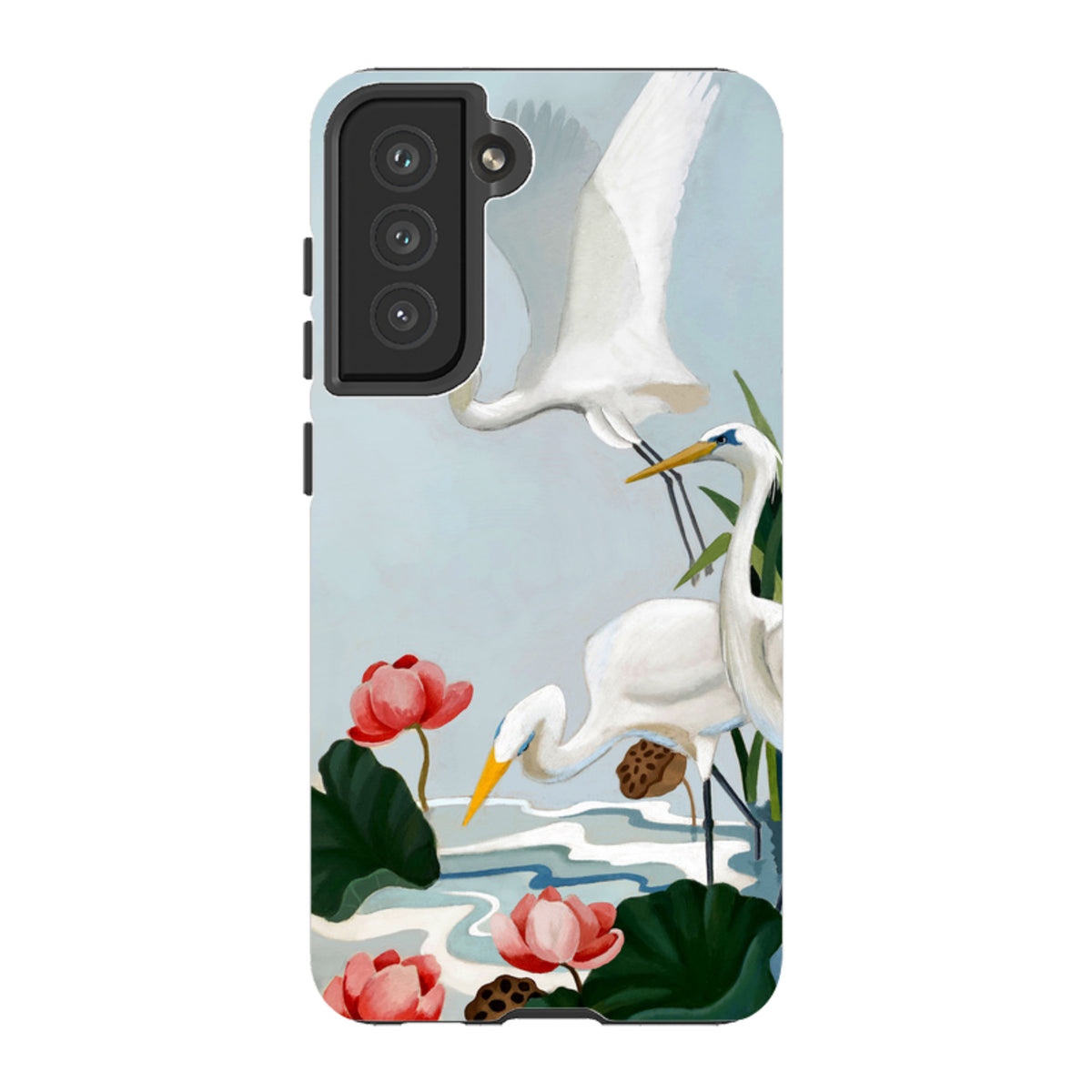 Samsung Tough Case - Egrets And Lillie's By Bex Parkin