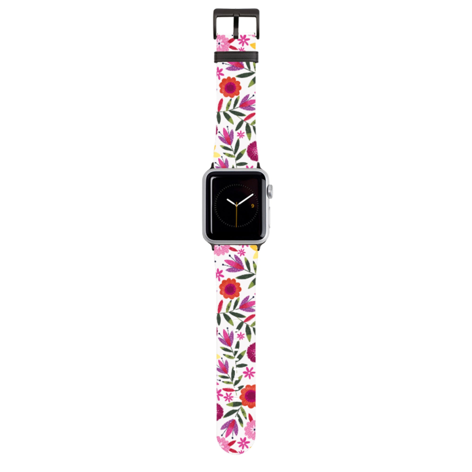 Scattered Flowers II Apple Watch Strap By Ali Brookes