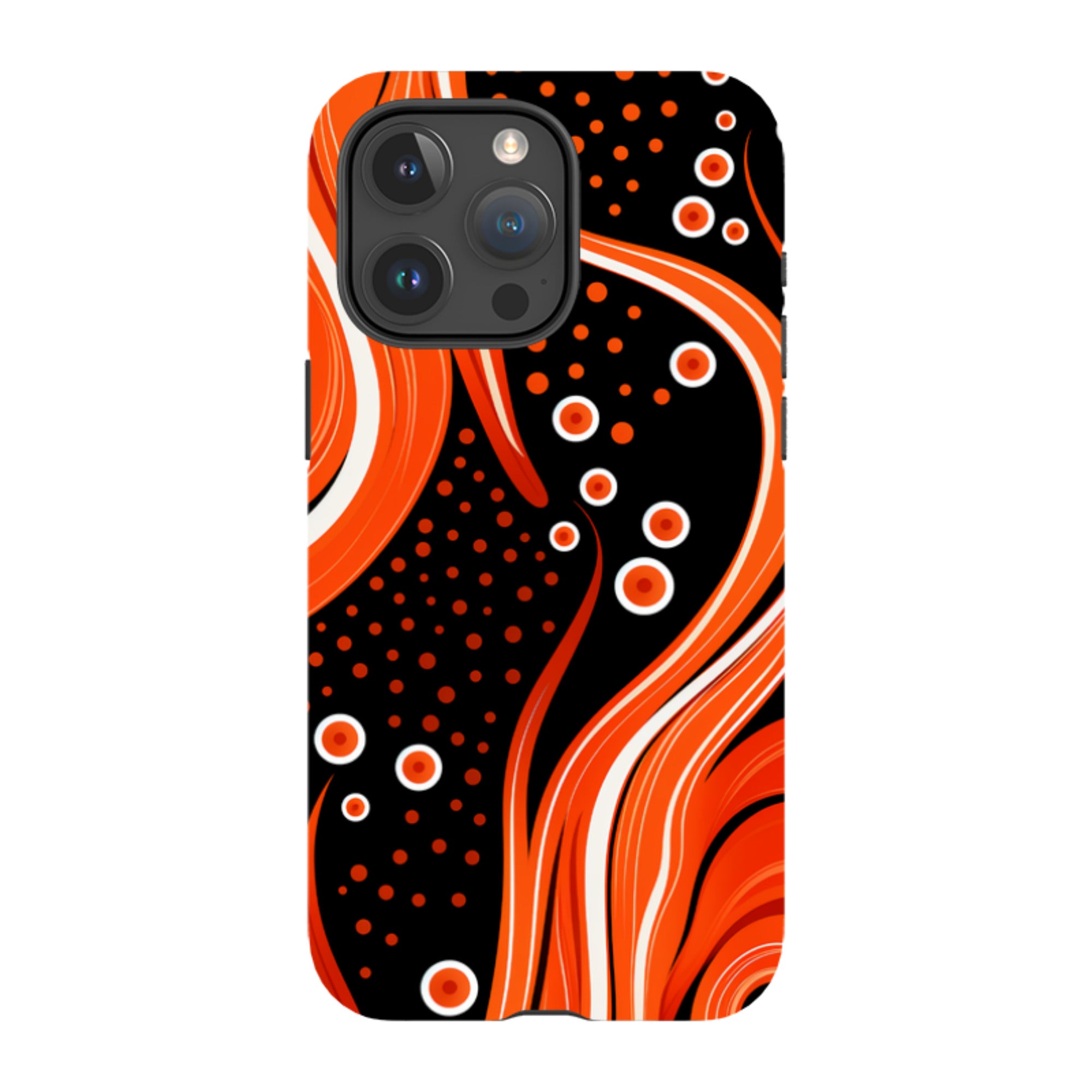 iPhone Tough Case -Red Wave Stars