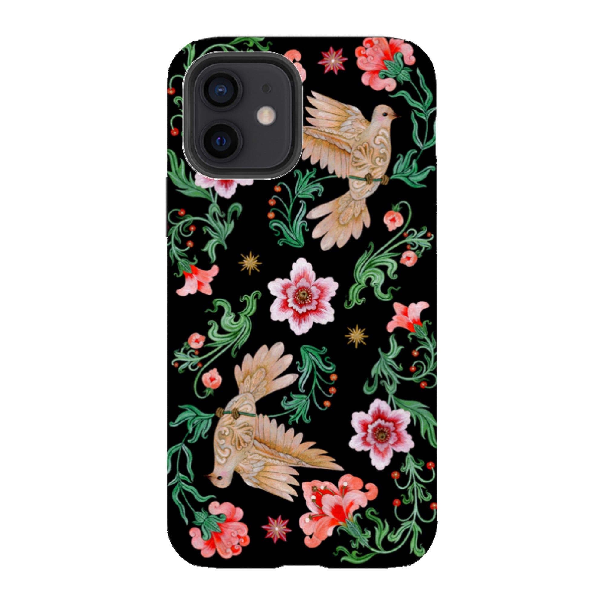 iPhone Tough  Case - Two Turtle Doves By Maria Matos