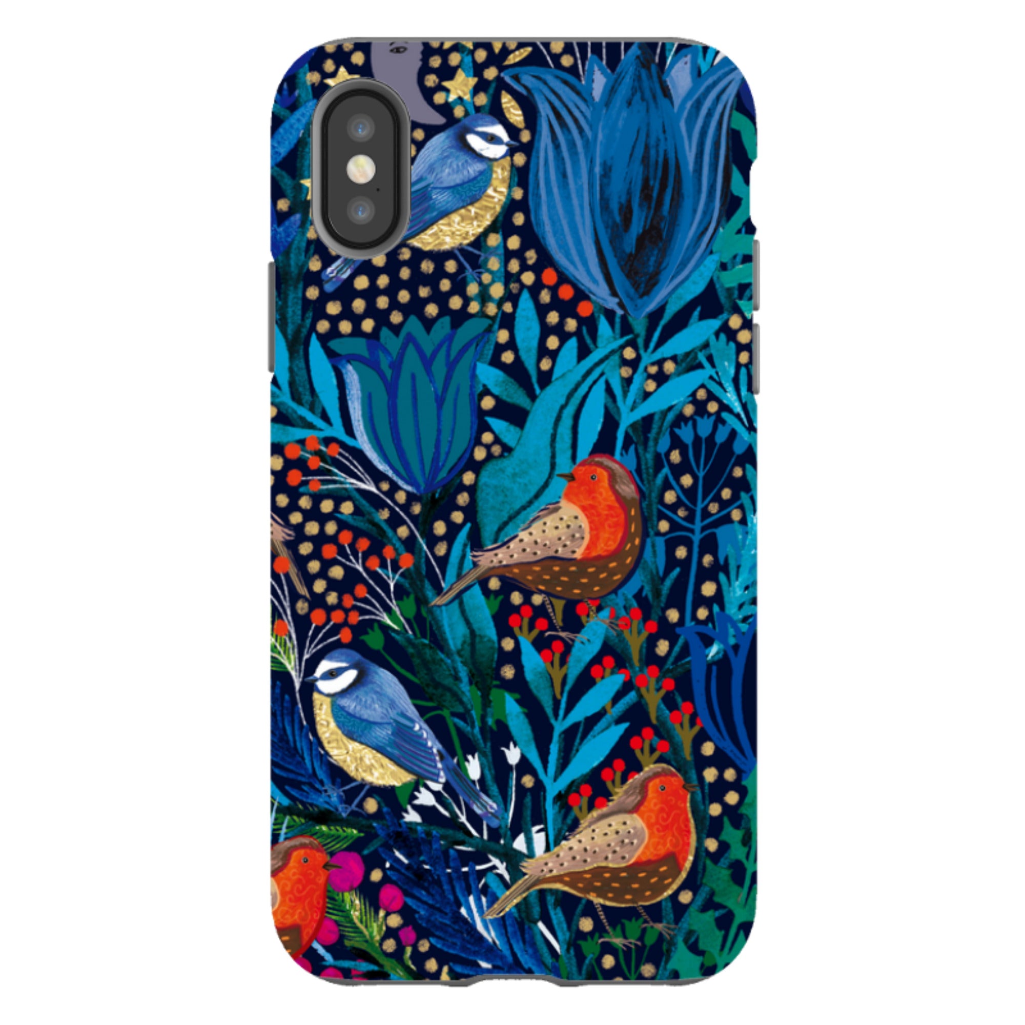 iPhone Tough Case - Xmas Robin IV By Emma Frances Grant
