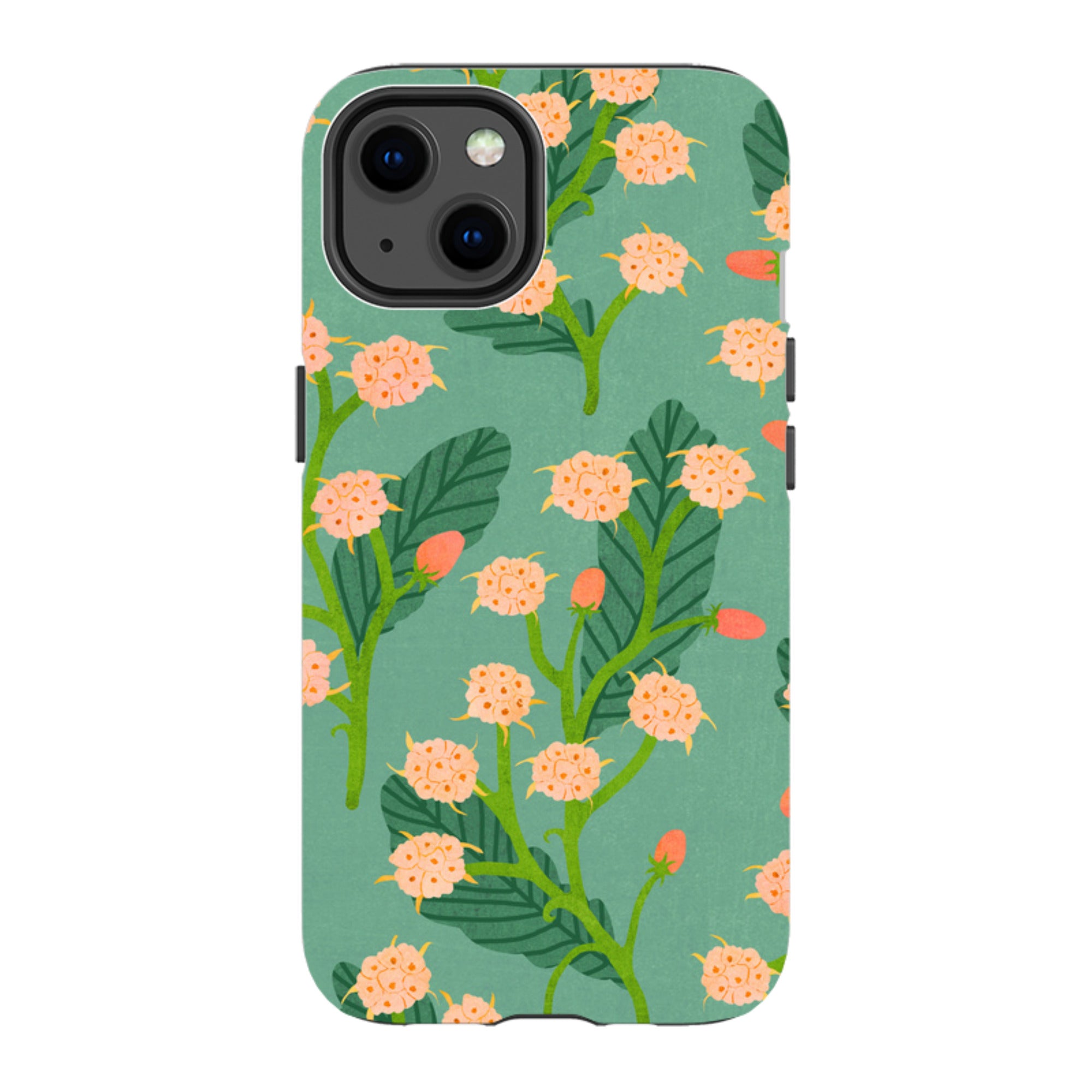 iPhone MagSafe Tough Case - Summer Seeds Teal By Katherine Quinn