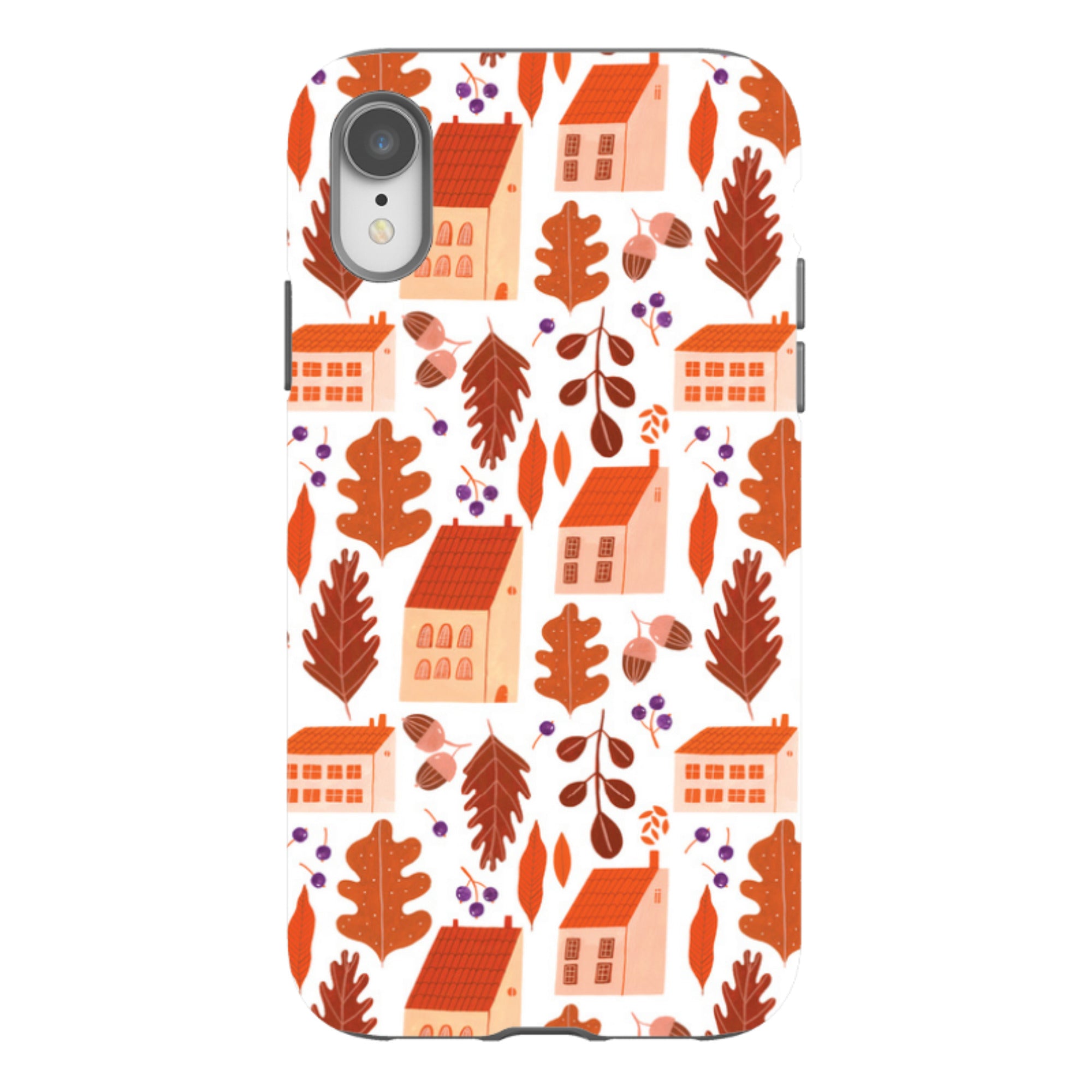 iPhone Tough Case - Autumn Pattern By Madalina Andronic