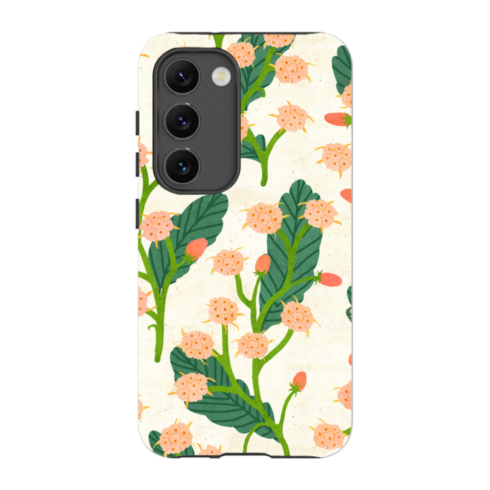 Samsung Tough Case - Summer Seeds Cream By Katherine Quinn