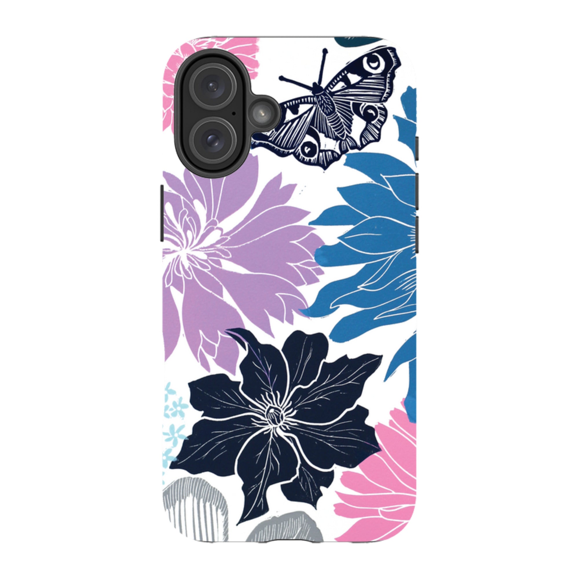 iPhone Tough Case - Cottage Garden Butterfly By Kate Heiss