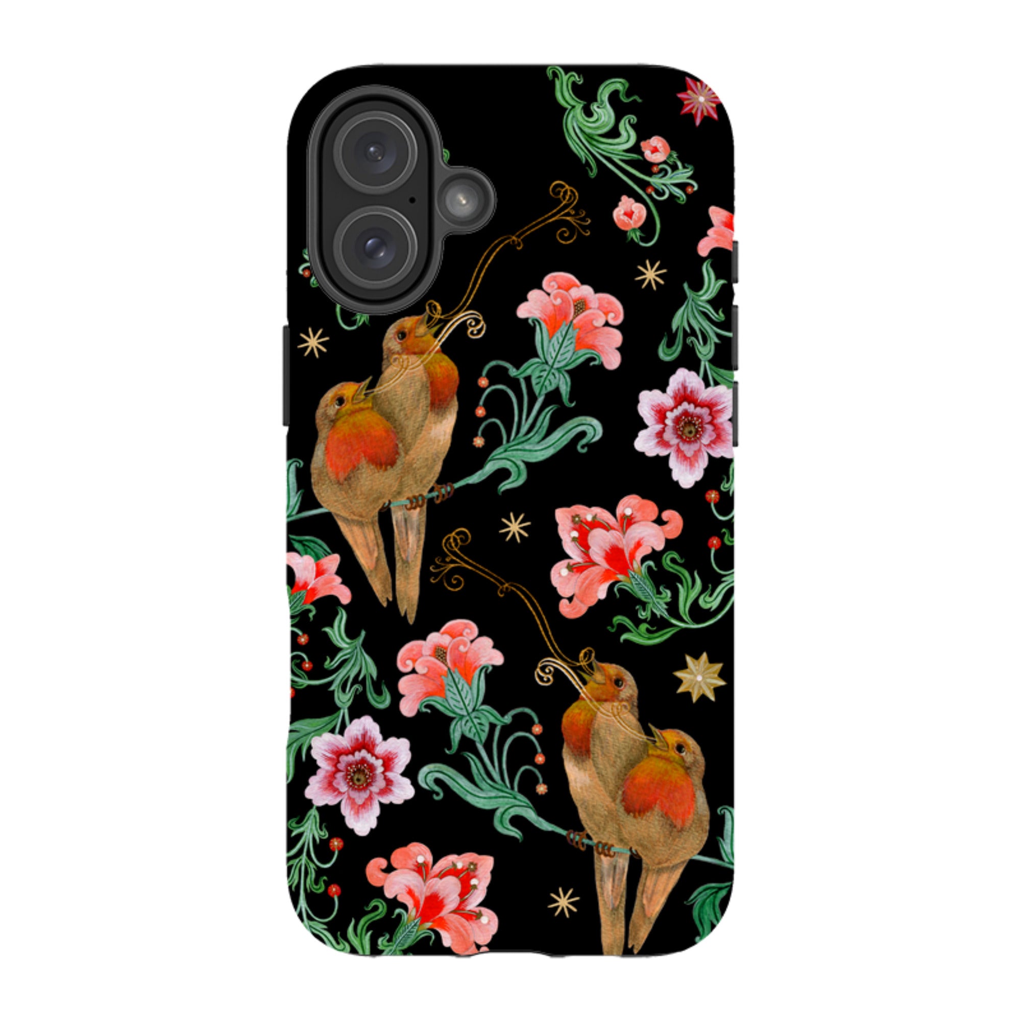 iPhone MagSafe Tough Case - Four Calling Birds By Maria Matos