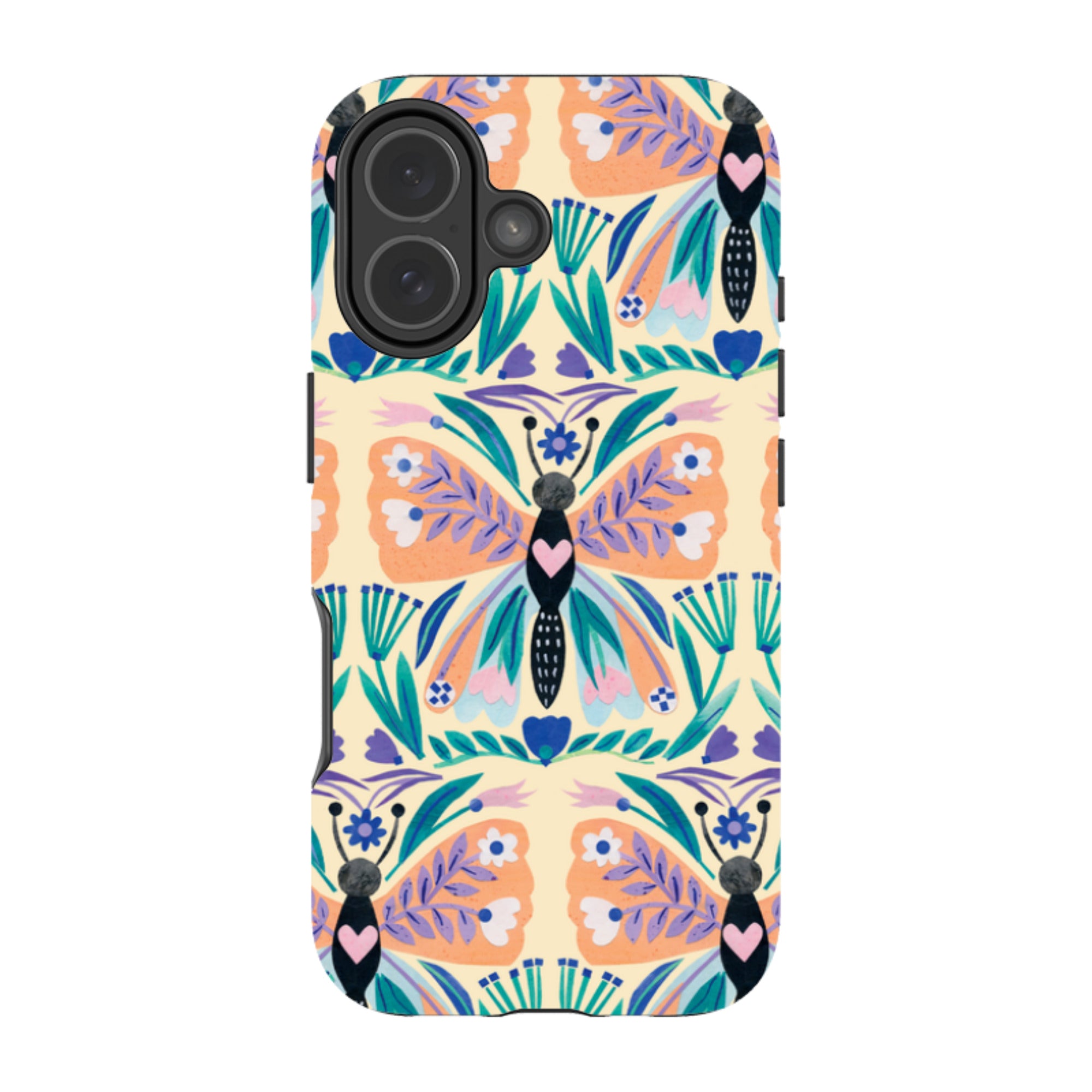 iPhone MagSafe Tough Case - All Over Butterfly By Tracey English