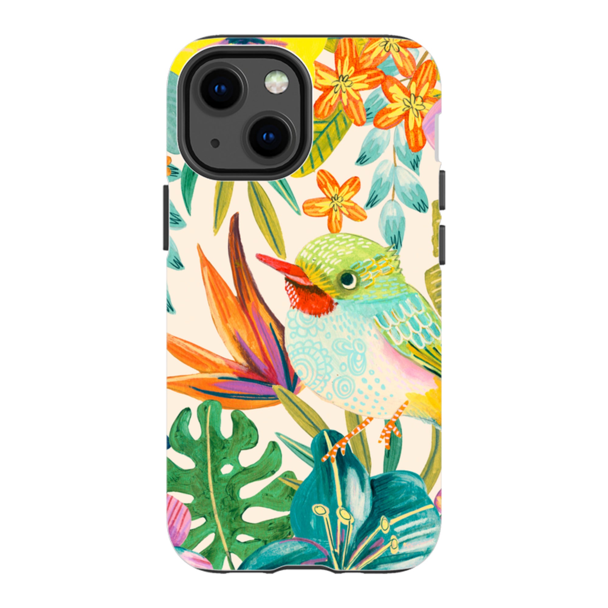 iPhone Tough Case - Tropical Bird II By Caroline Bonne Muller