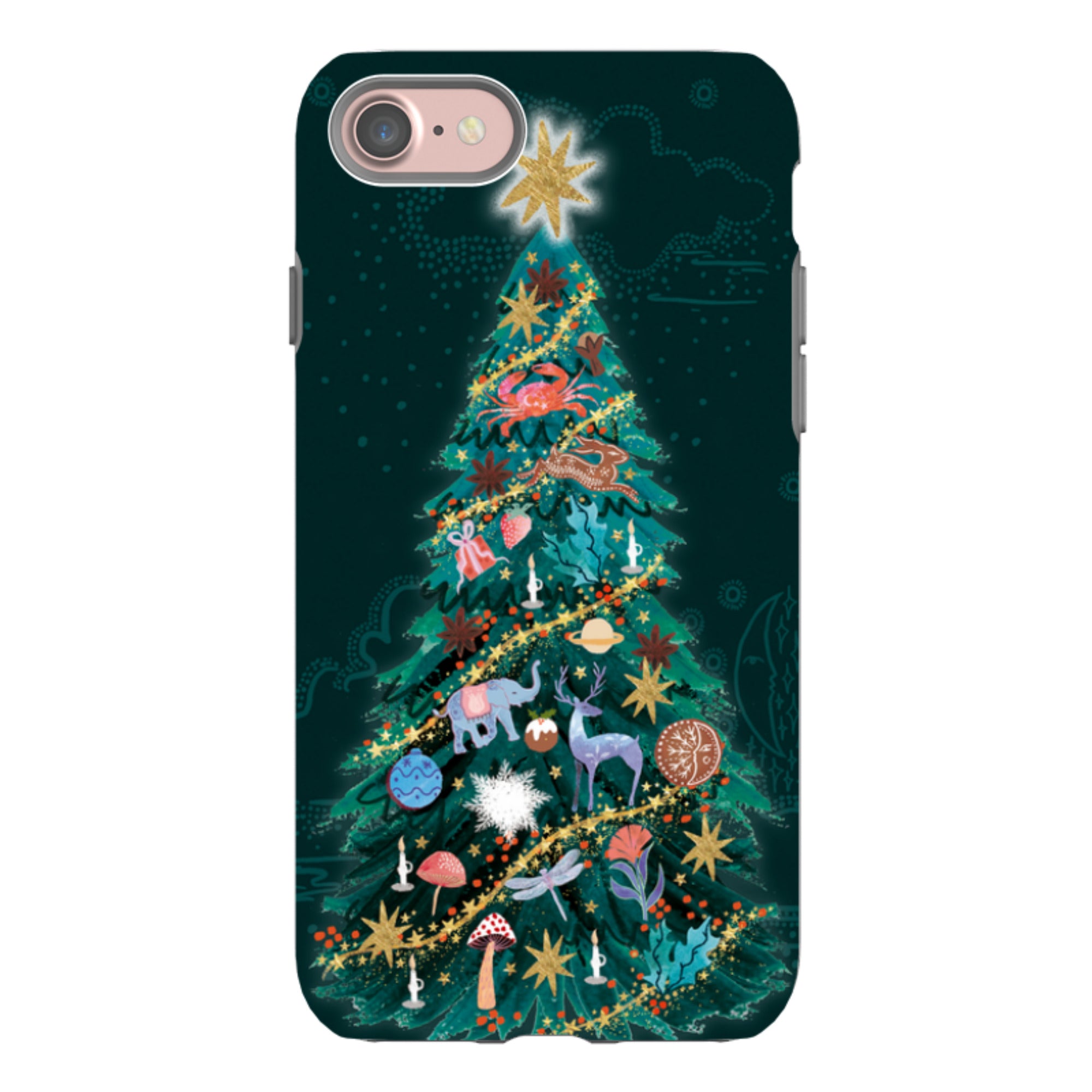 iPhone Tough Case - Kitsch Tree By Emma Frances Grant