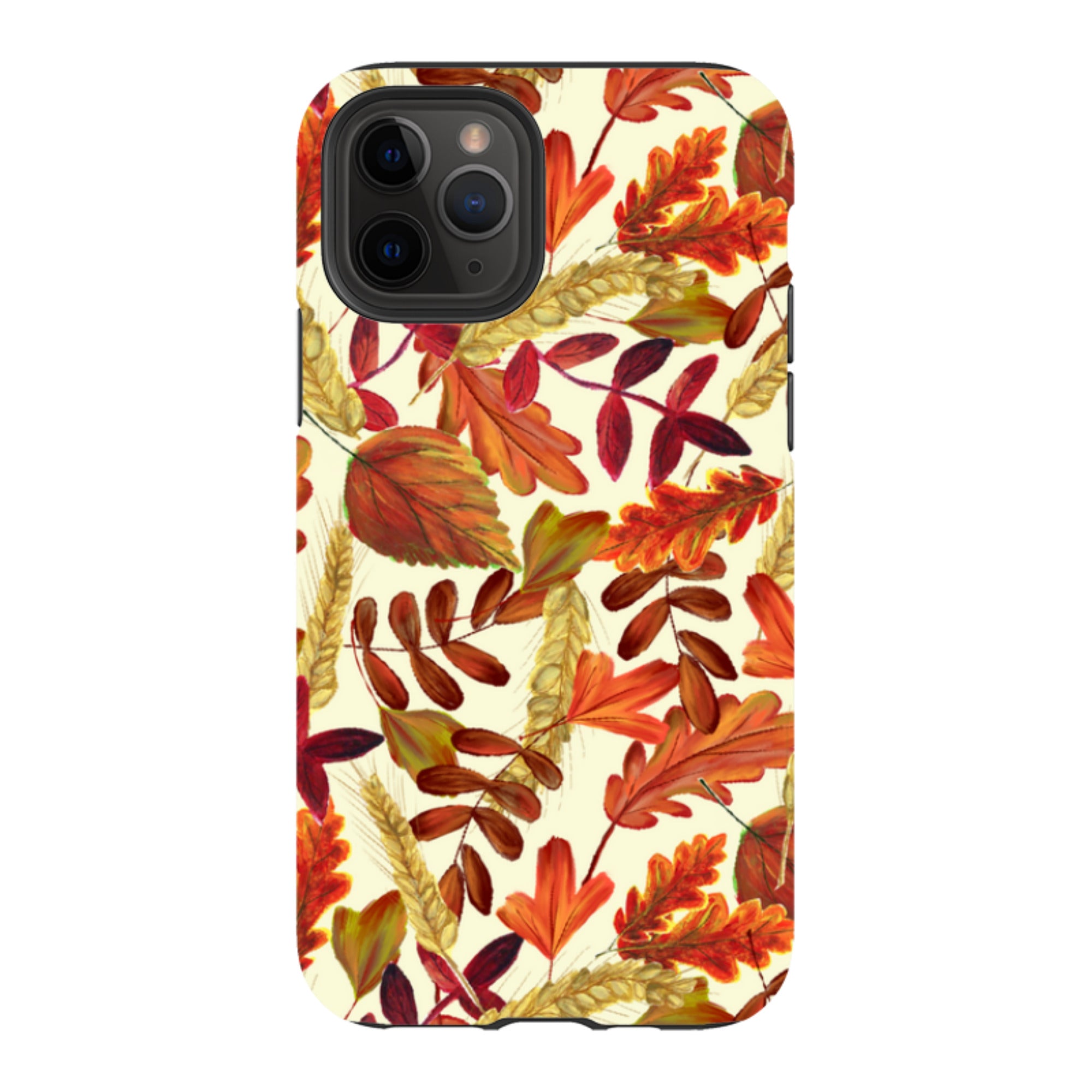 iPhone Tough Case - Fall Harvest Pattern By Abby Jacobs