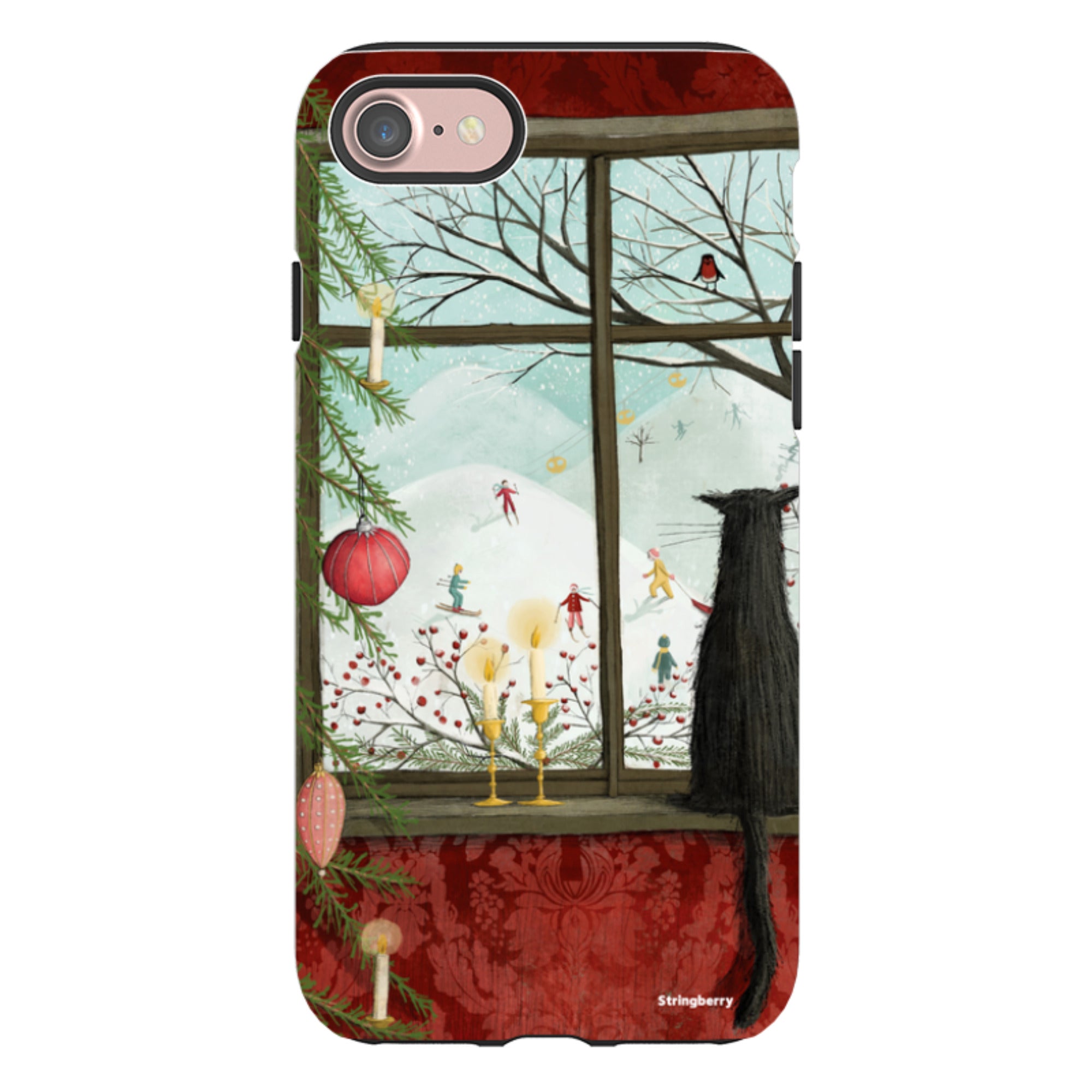 iPhone Tough Case - Christmas Window By Maja Lindberg