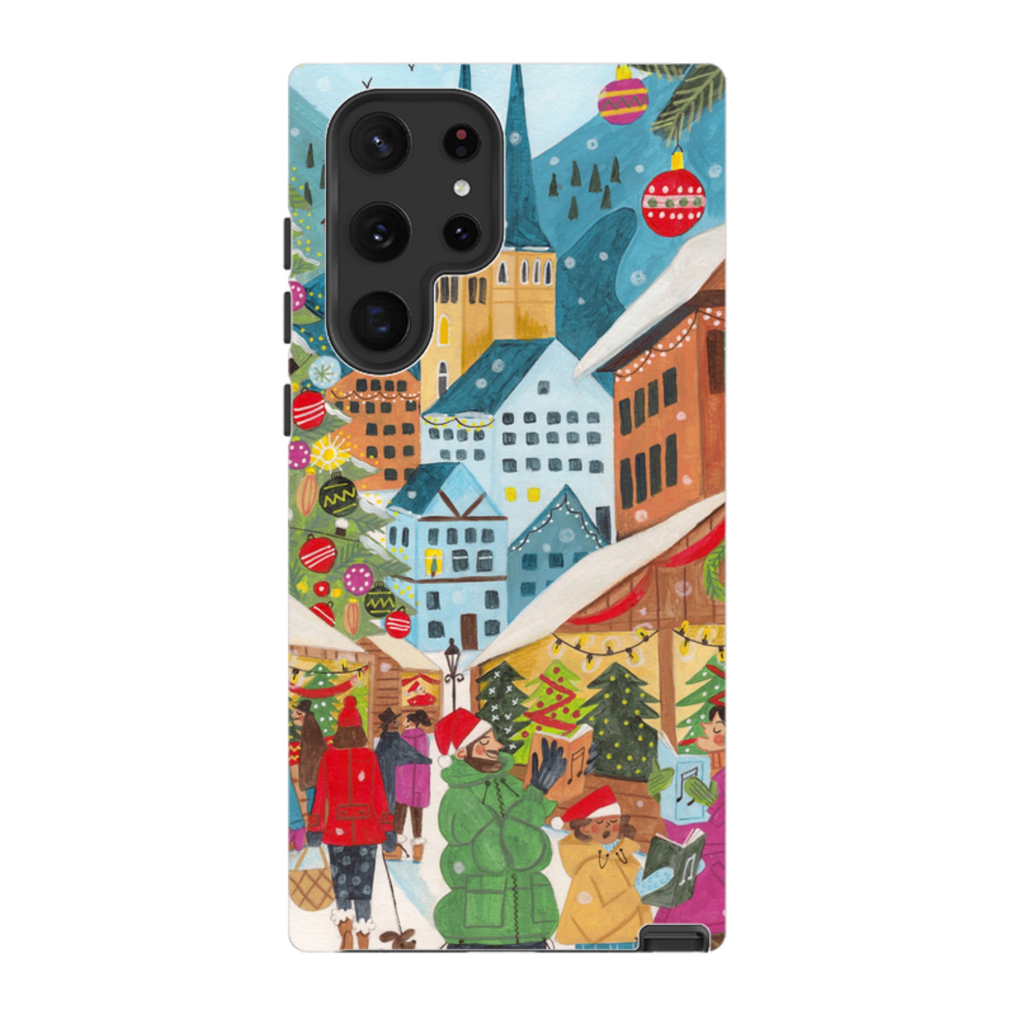 Samsung Tough Case - Christmas Market By Caroline Bonne Muller