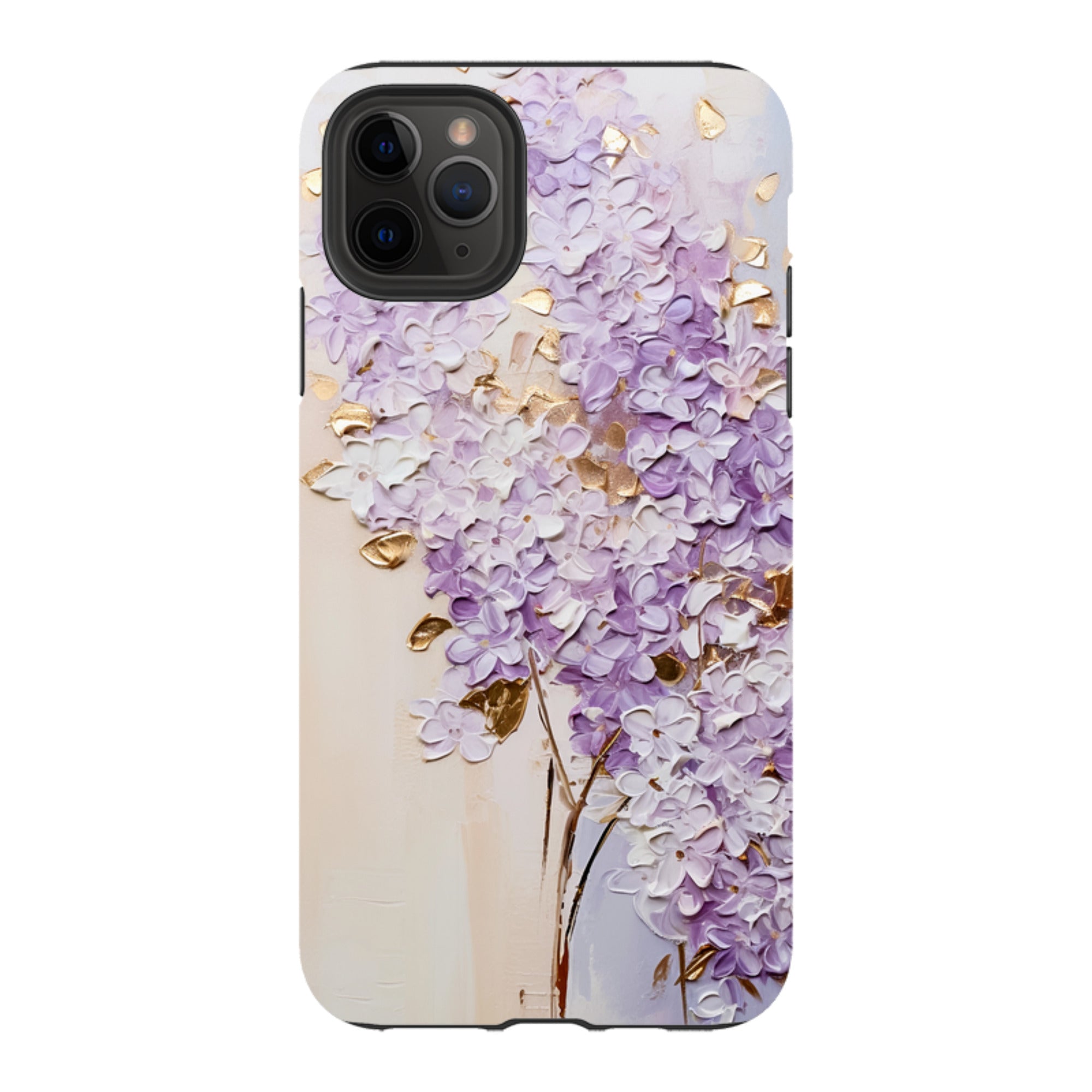 iPhone Tough Case - Purple Floral