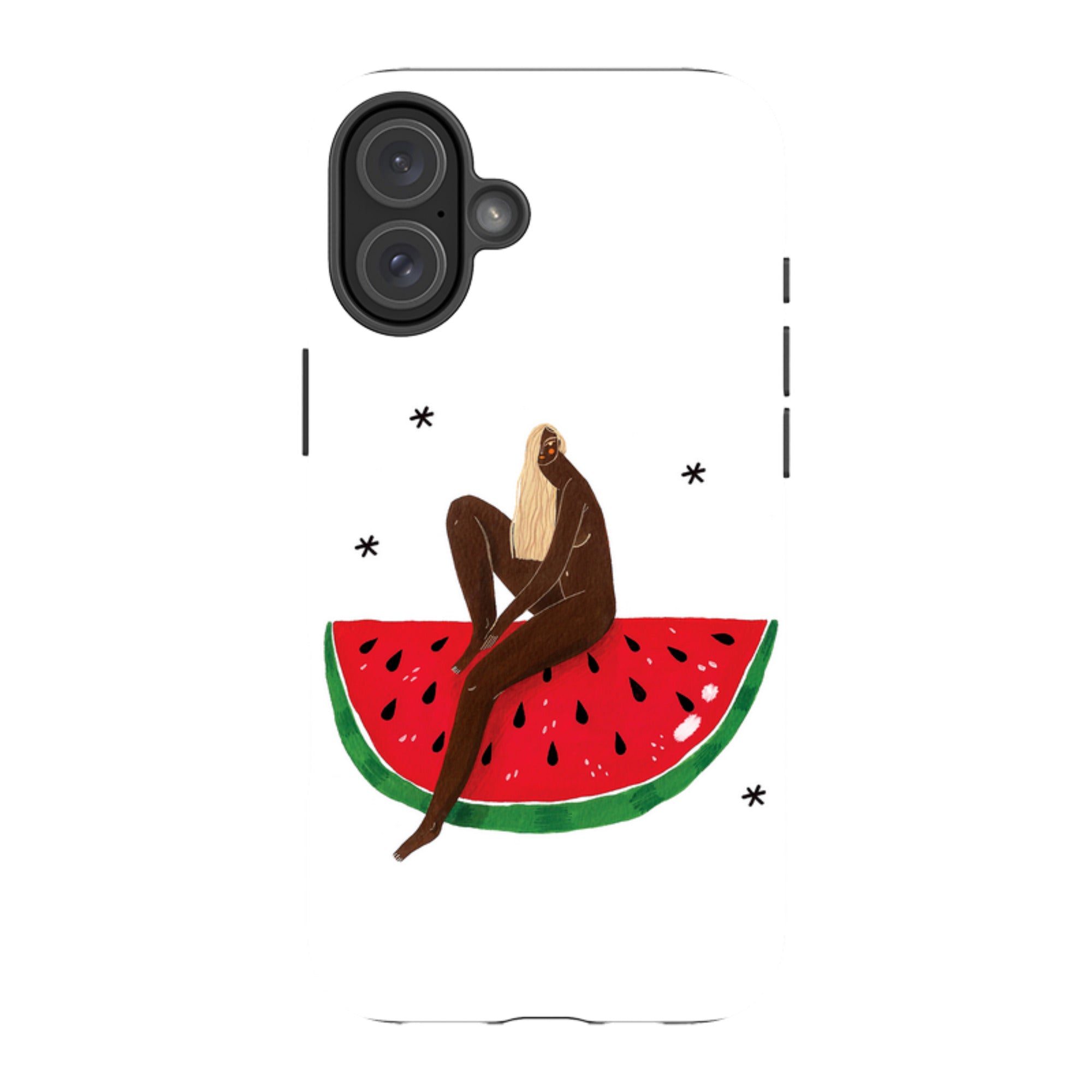 iPhone Tough Case - Watermelon Girl By Madalina Andronic