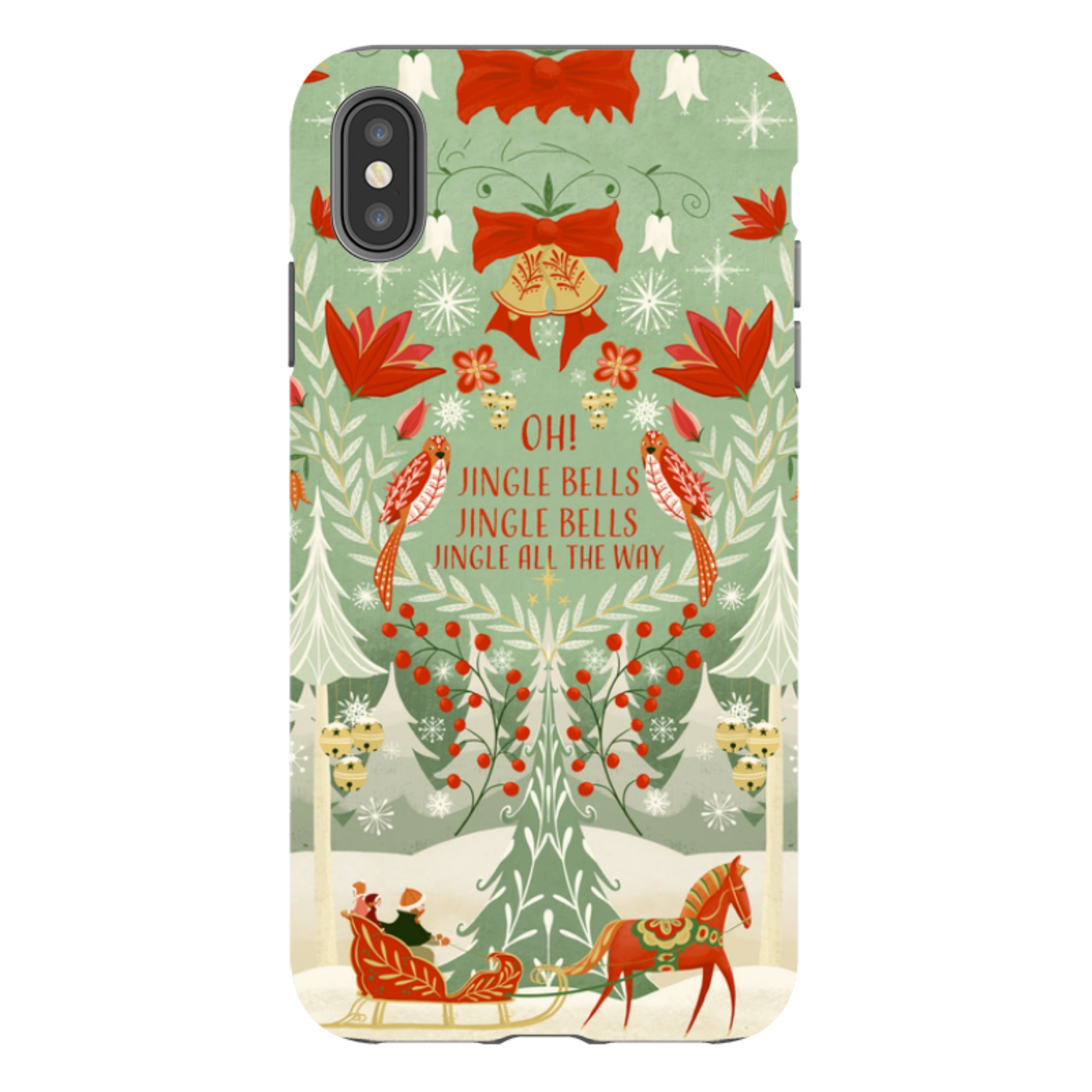 iPhone Tough Case - Jingle Bells By Maja Lindberg